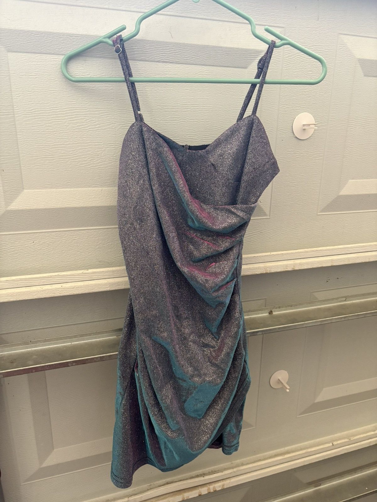 Shein Purple & Blue Sparkly Dress Size S / US 4 / IT 40 - 1 Thumbnail