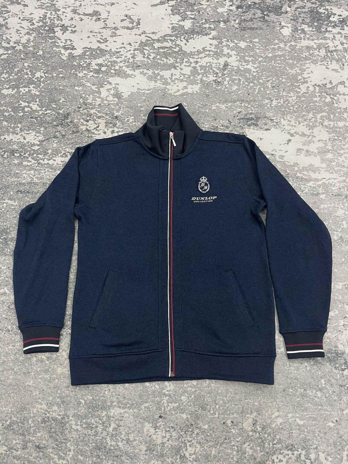 Dunlop Vintage Dunlop Motorsport Sweatshirt Embroidered Size US L / EU 52-54 / 3 - 1 Thumbnail