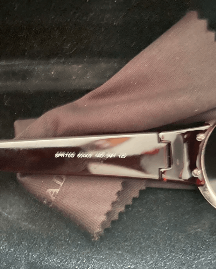 Prada PRADA Sunglasses SPR 70G Wrap Star Rimless Luna Rossa Size ONE SIZE - 3 Thumbnail