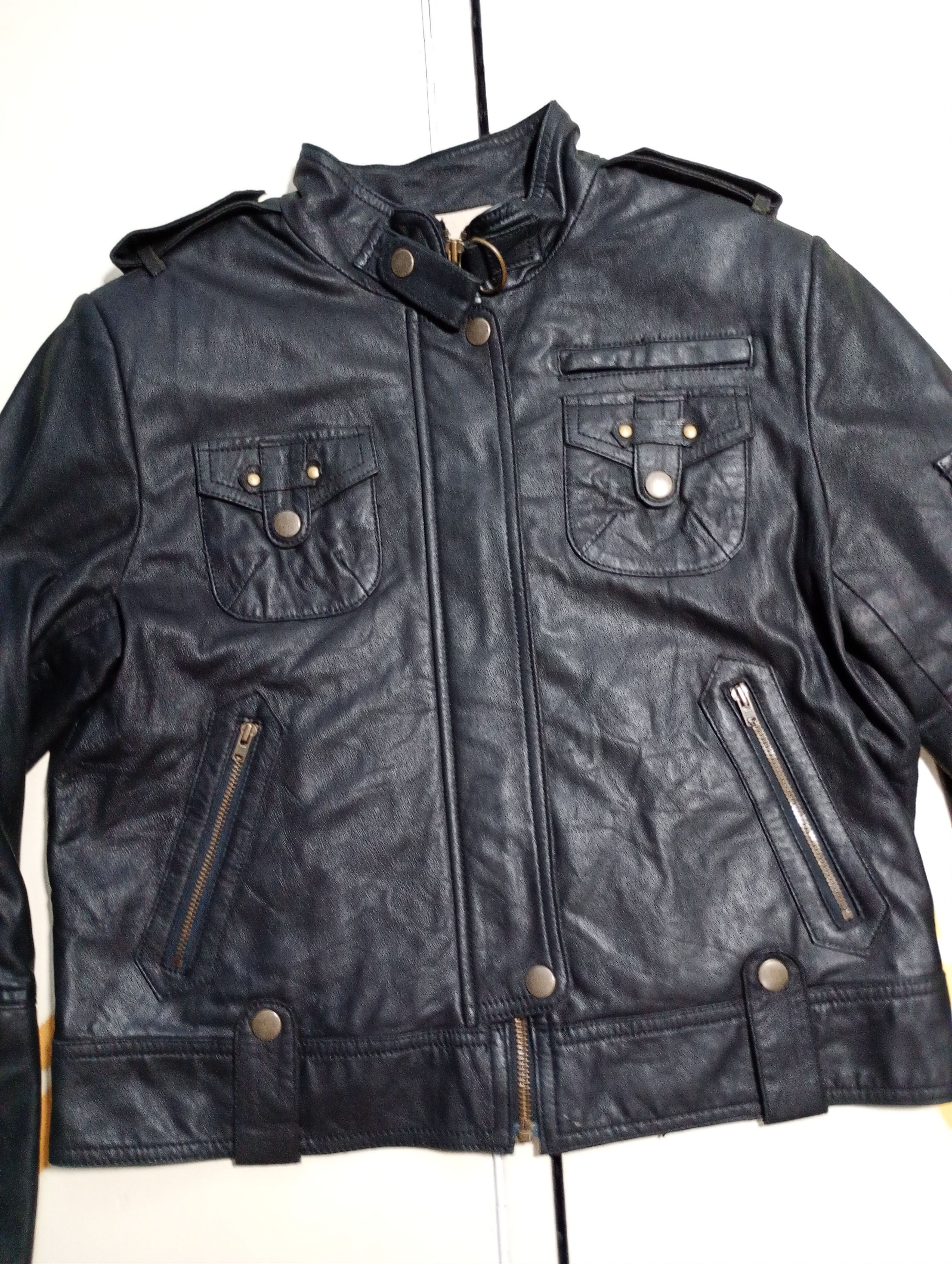 Vintage Robert Cary-Williams Leather Jacket size UK 12 Size M / US 6-8 / IT 42-44 - 5 Thumbnail