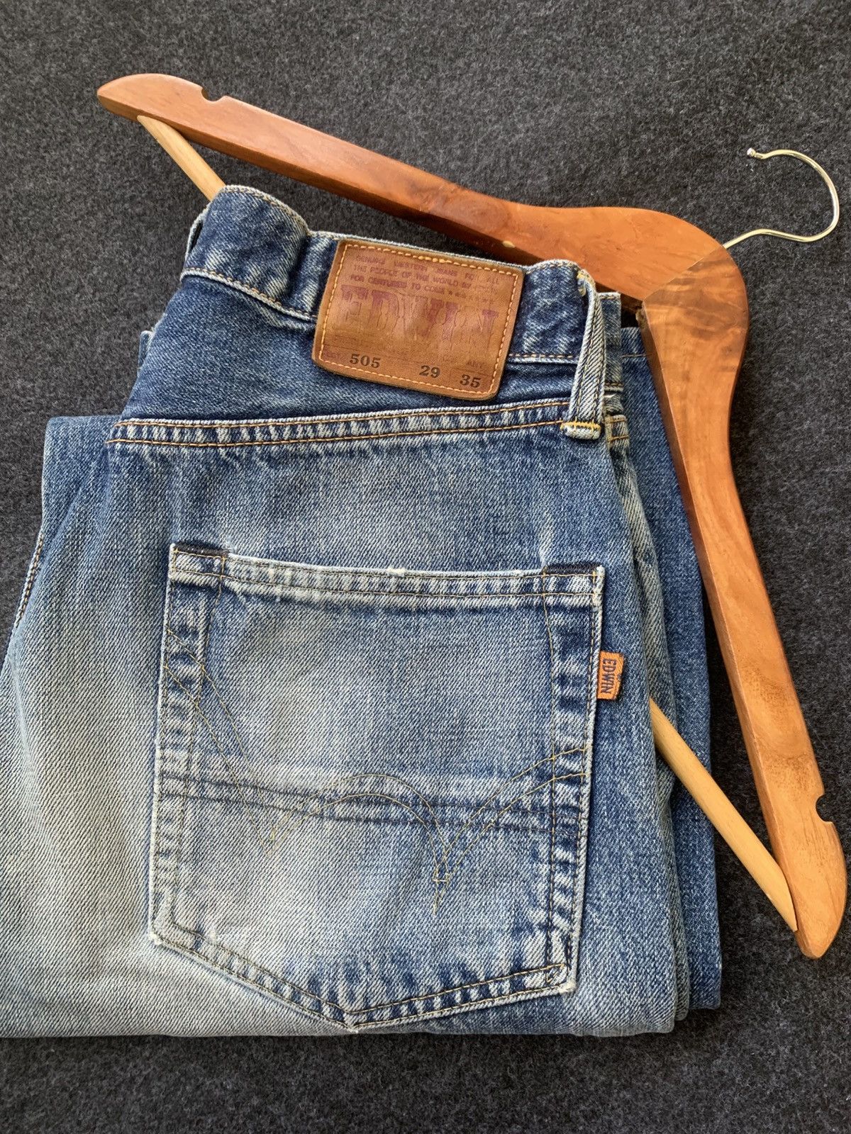 Edwin VINTAGE EDWIN 505 SELVEDGE Size US 28 / EU 44 - 11 Thumbnail