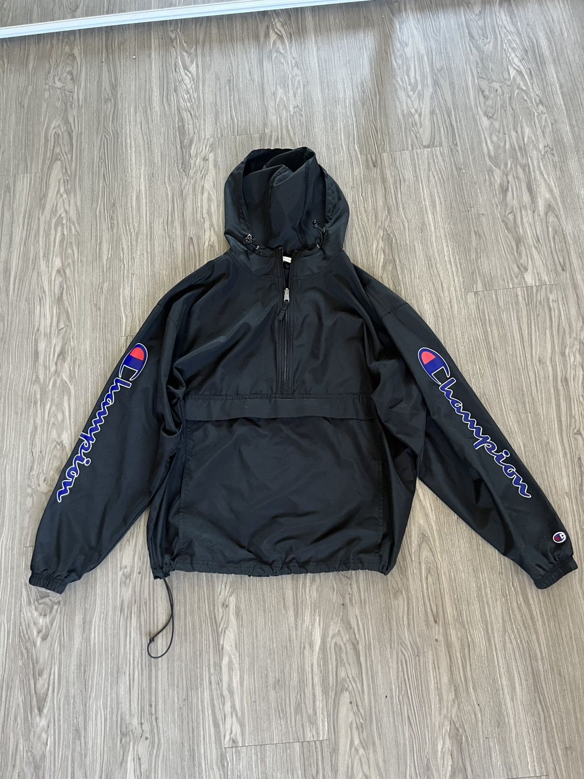 Champion Black Champion Windbreaker Size US M / EU 48-50 / 2 - 1 Thumbnail