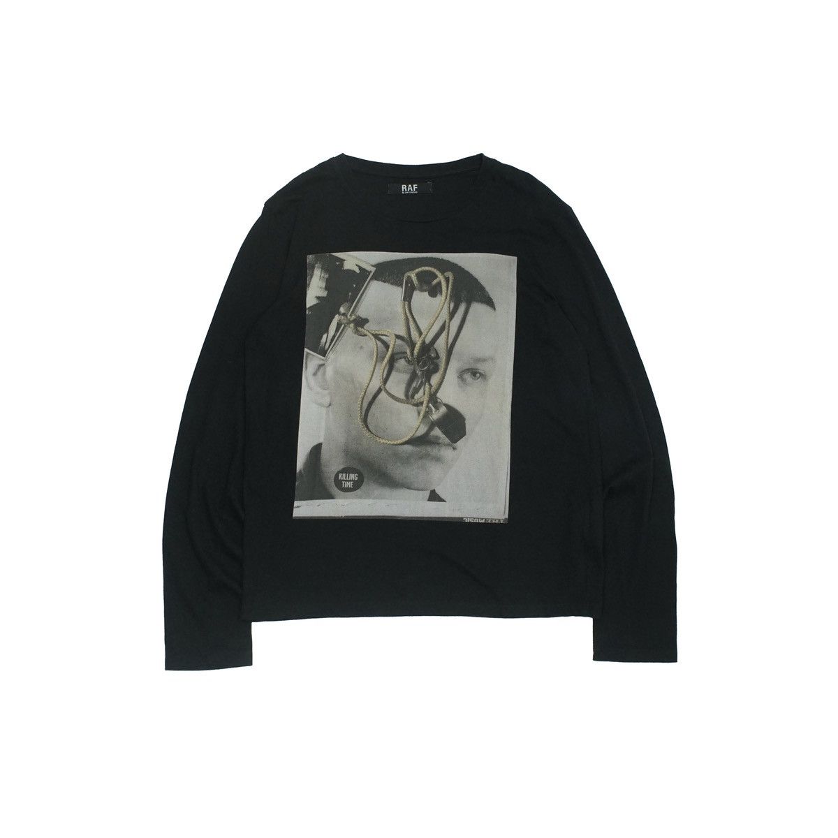 Pre-owned Raf By Raf Simons X Raf Simons Raf By Raf Simons Long Sleeve T-shirt In Multicolor