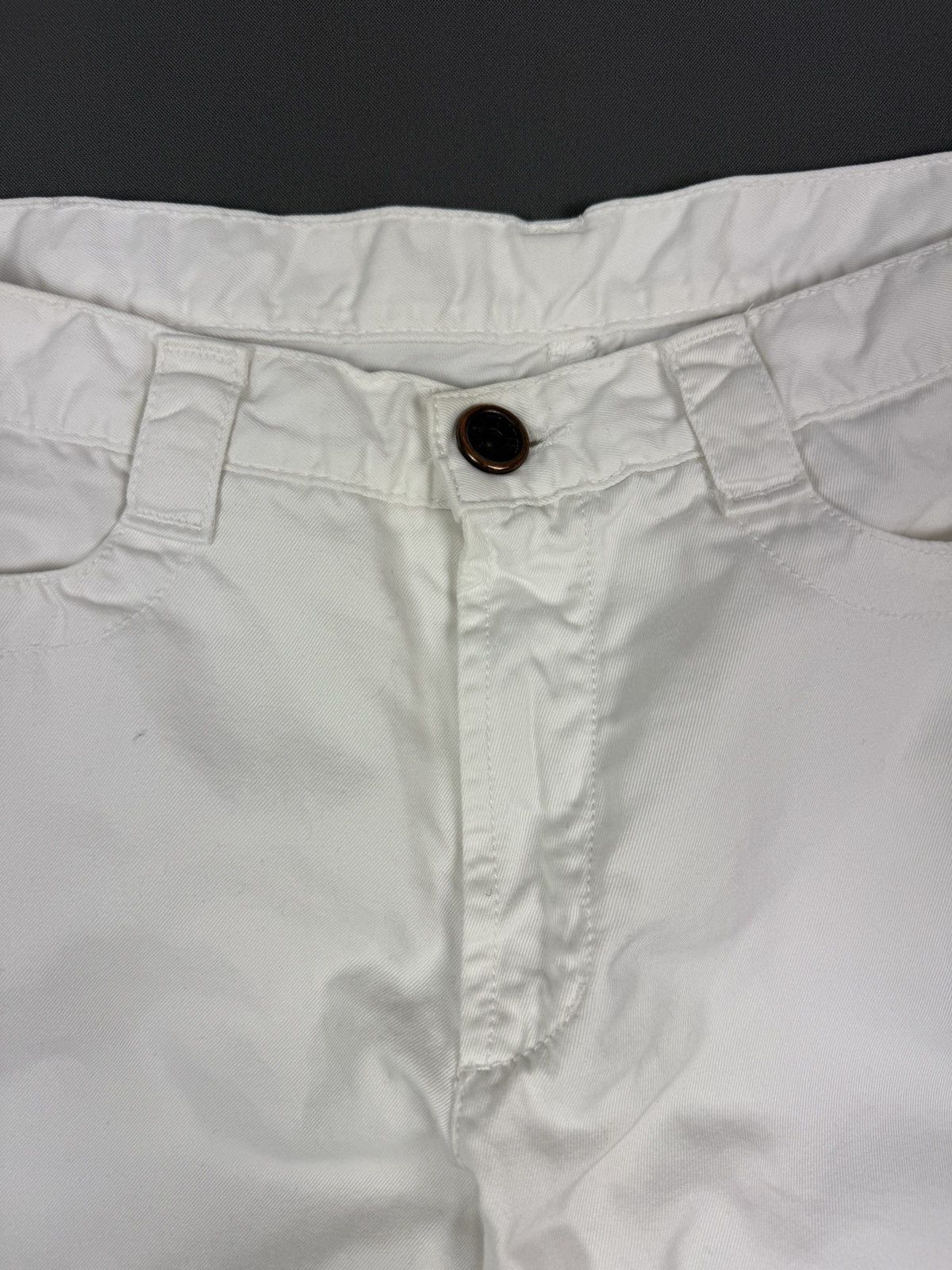 Dirk Bikkembergs Y2K Vintage Faded Dirk Bikkembergs White Workwear Pants Size 34" / US 12 / IT 48 - 7 Thumbnail