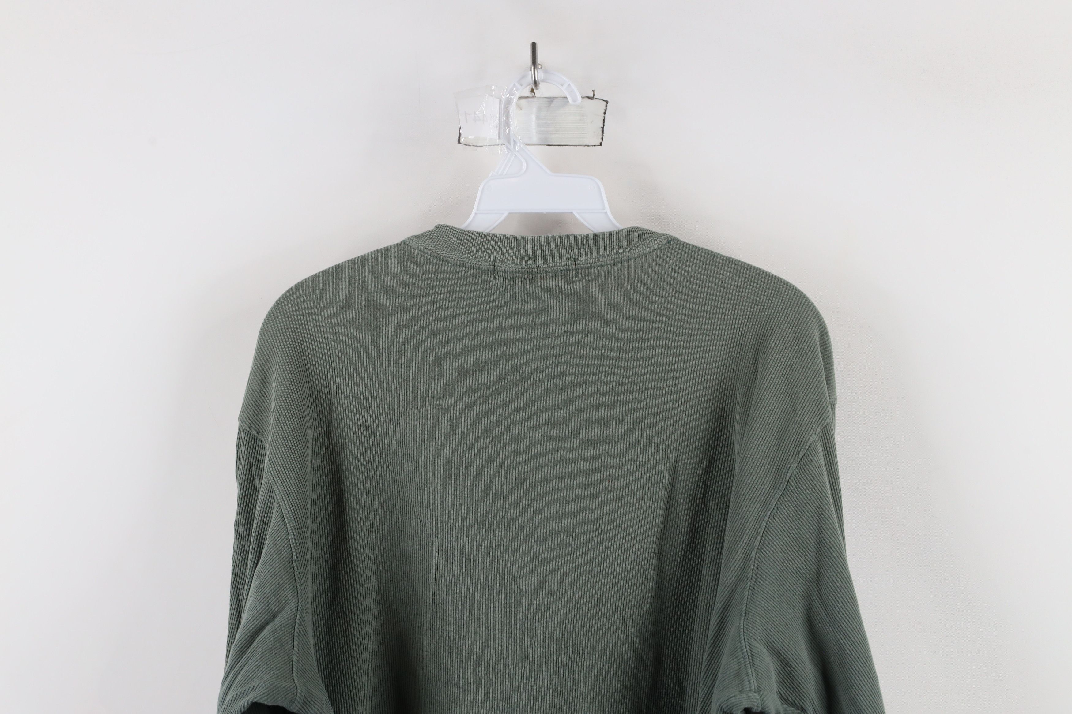 Banana Republic × Vintage Vintage 90s Banana Republic Long Sleeve Henley T-Shirt Size US L / EU 52-54 / 3 - 9 Thumbnail