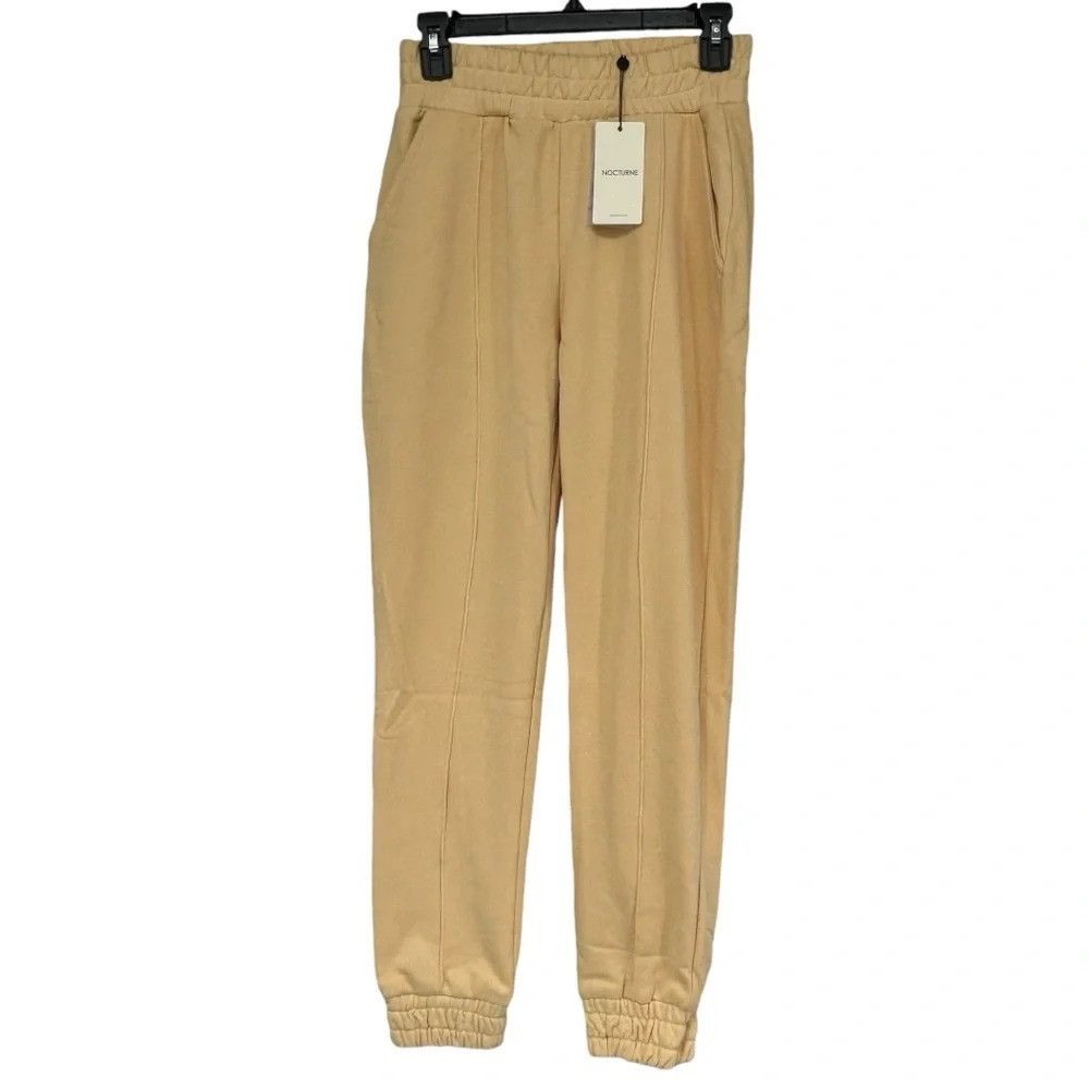 NOCTURNE NOCTURNE KNITTED JOGGING COMFY LOUNGEWEAR PANTS Size 26" / US 2 / IT 38 - 1 Thumbnail