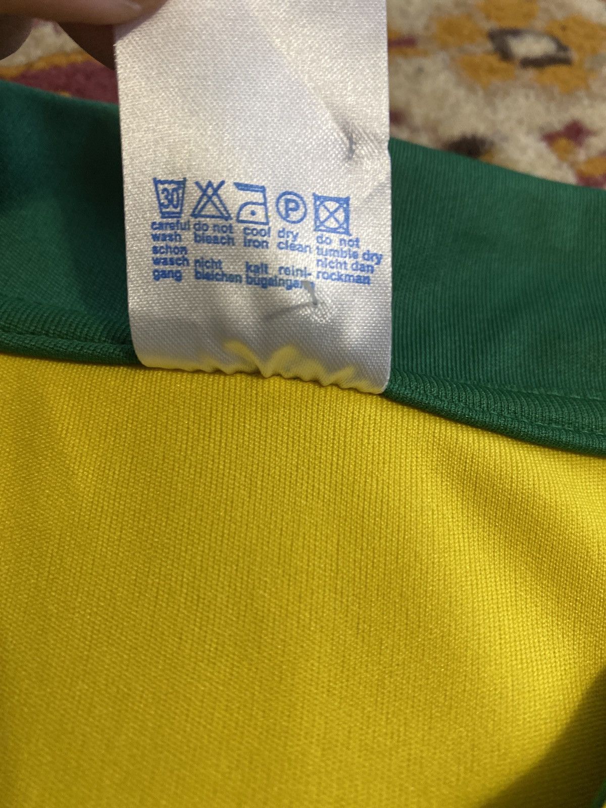 Vintage Blokecore Vintage Brazil #10 RONALDINHO Soccer Jersey Size US XXL / EU 58 / 5 - 15 Thumbnail