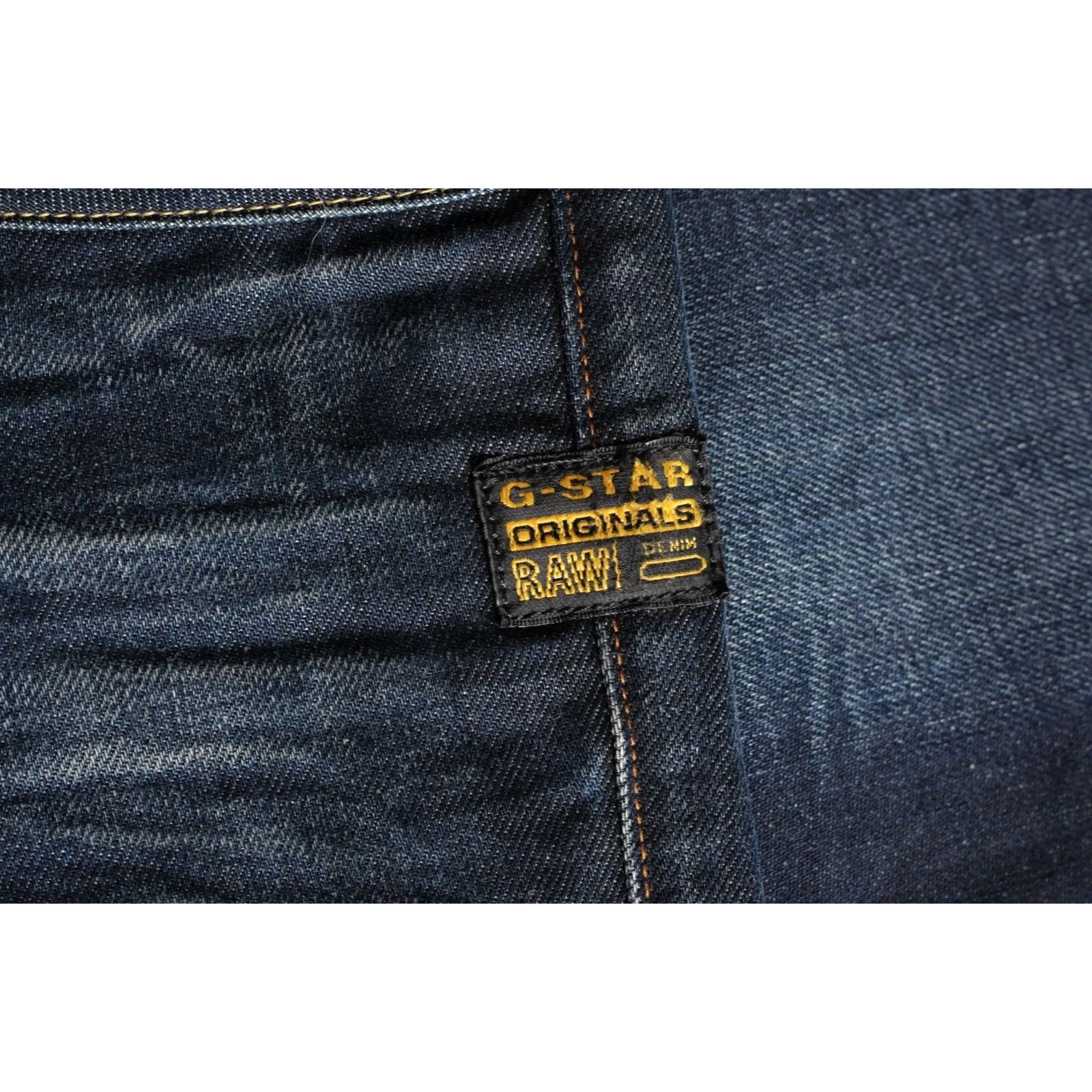 G-Star G-Star Attacc Straight Jeans Men 30x34 Denim Blue 5-Pocket Regular Rise Mid Waist Size US 30 / EU 46 - 6 Thumbnail