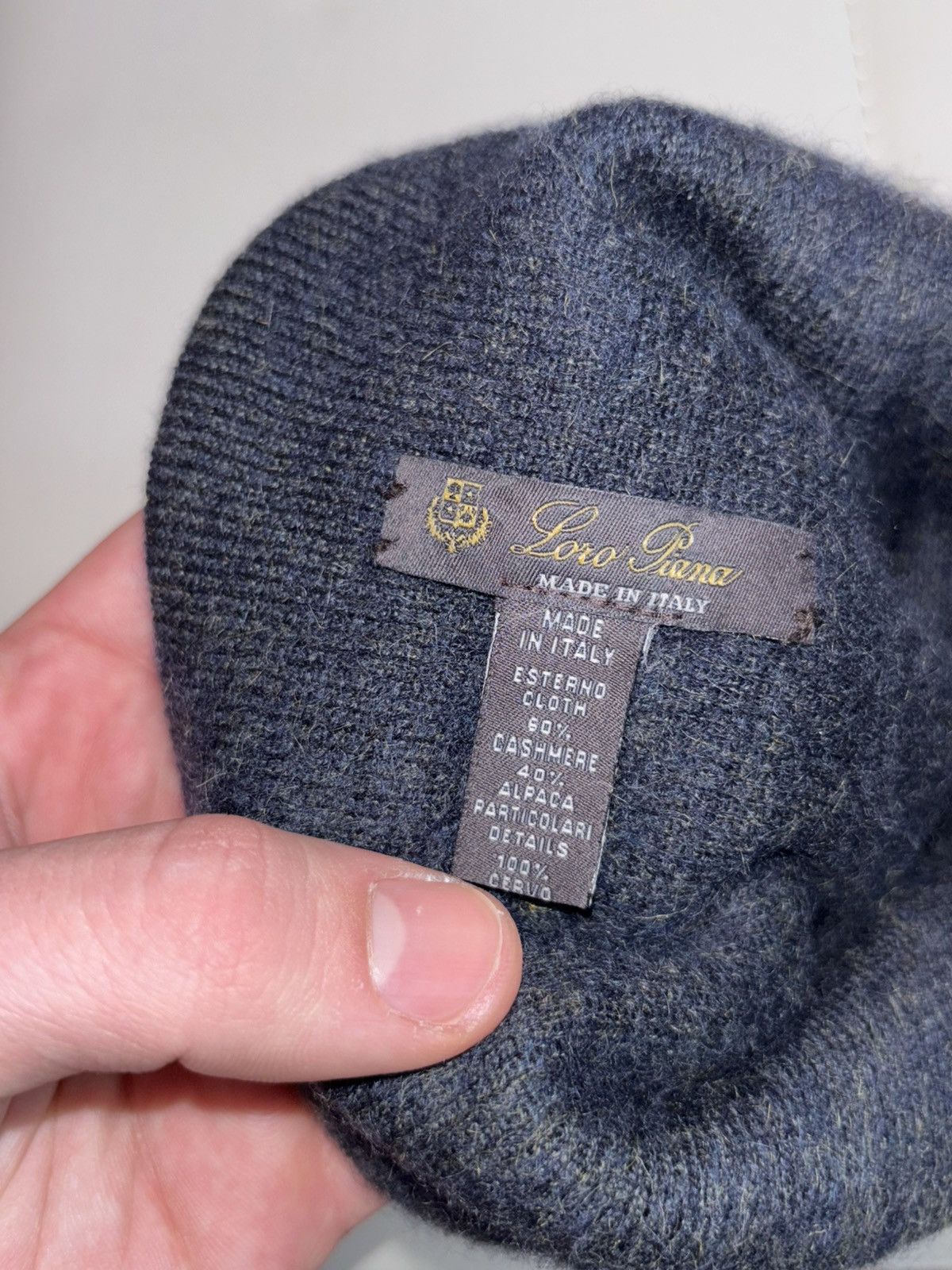 Loro Piana Loro Piana Cashmere Alpaca Knit Hat Size ONE SIZE - 4 Thumbnail