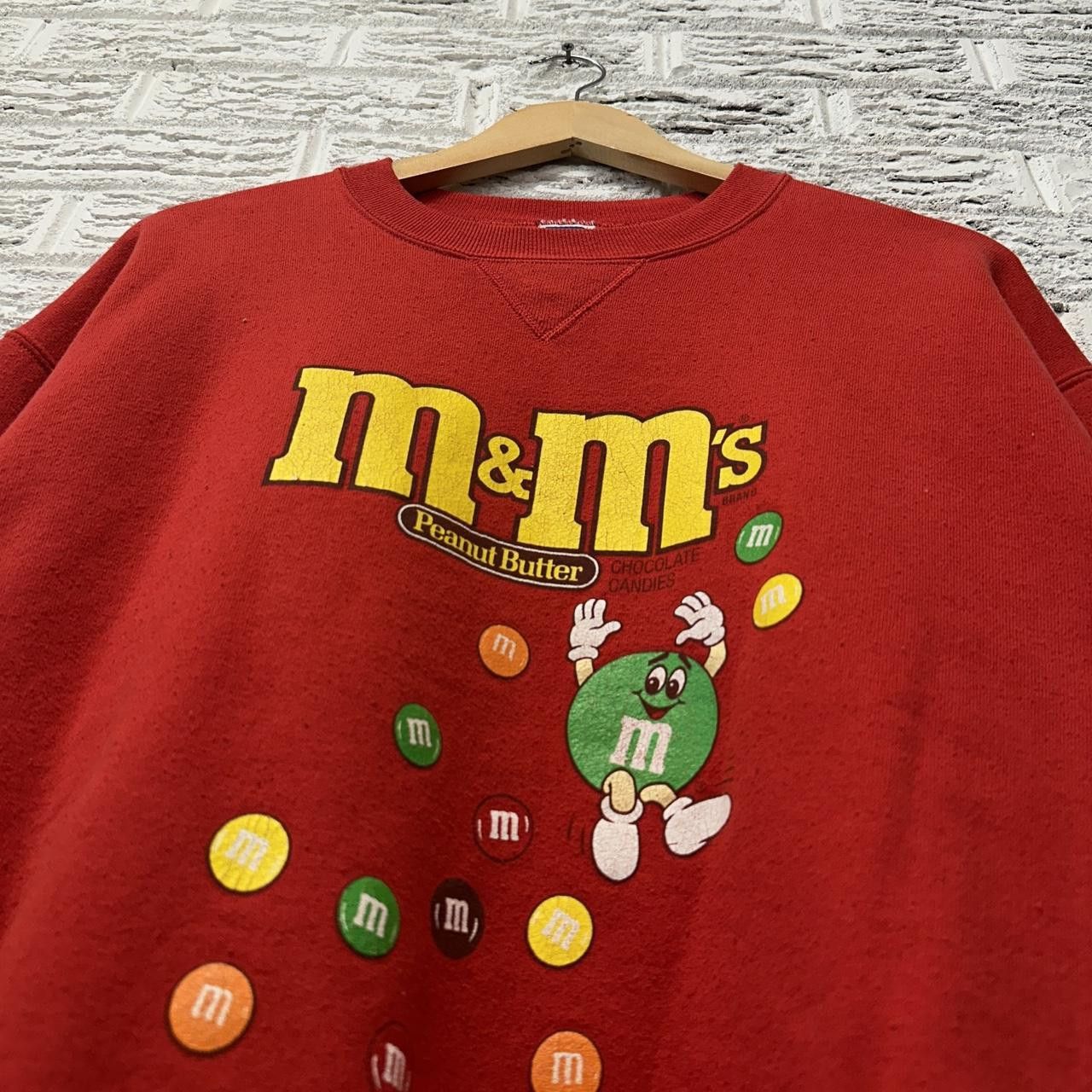 Vintage Peanut Butter M&M Candy Sweatshirt XL Russel