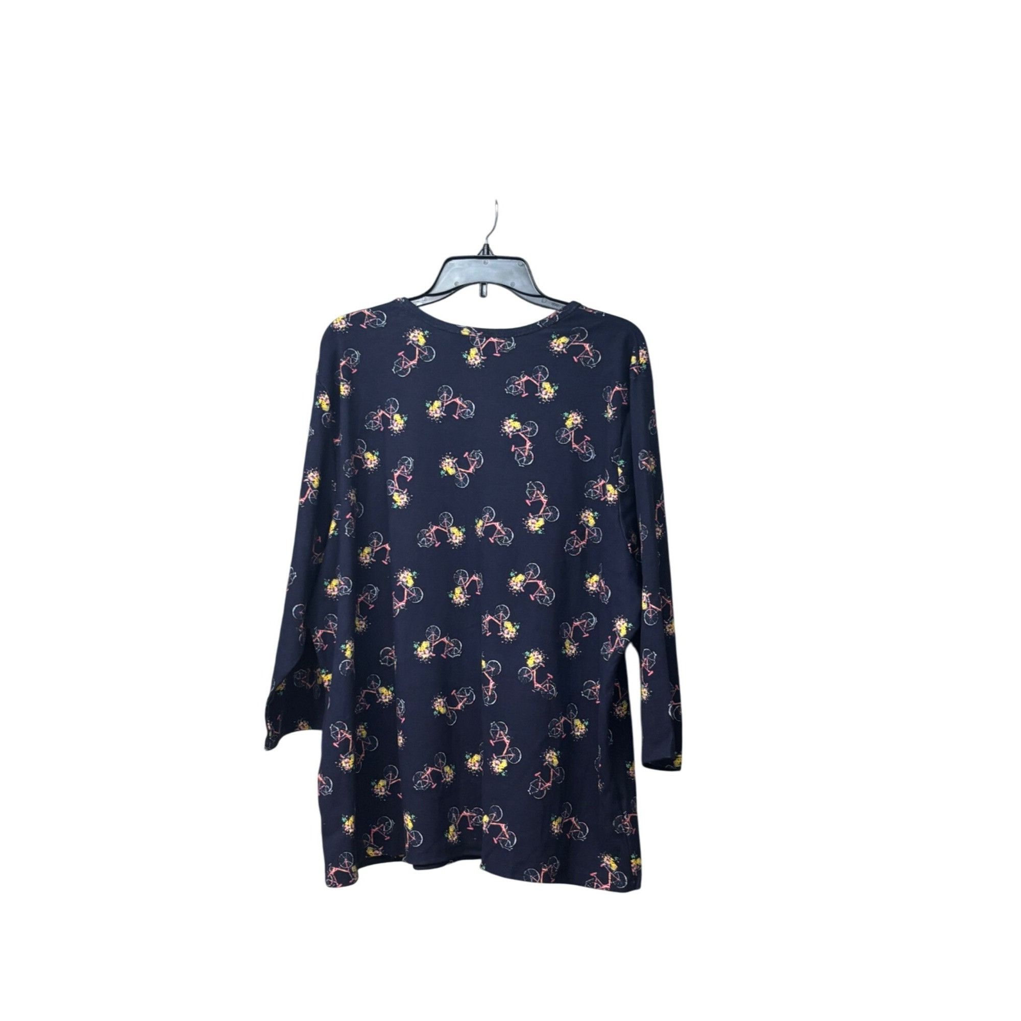 Other Karen Scott Plus Size 3/4-Sleeve Bicycle Dream Top, Intrepid Size ONE SIZE - 9 Thumbnail