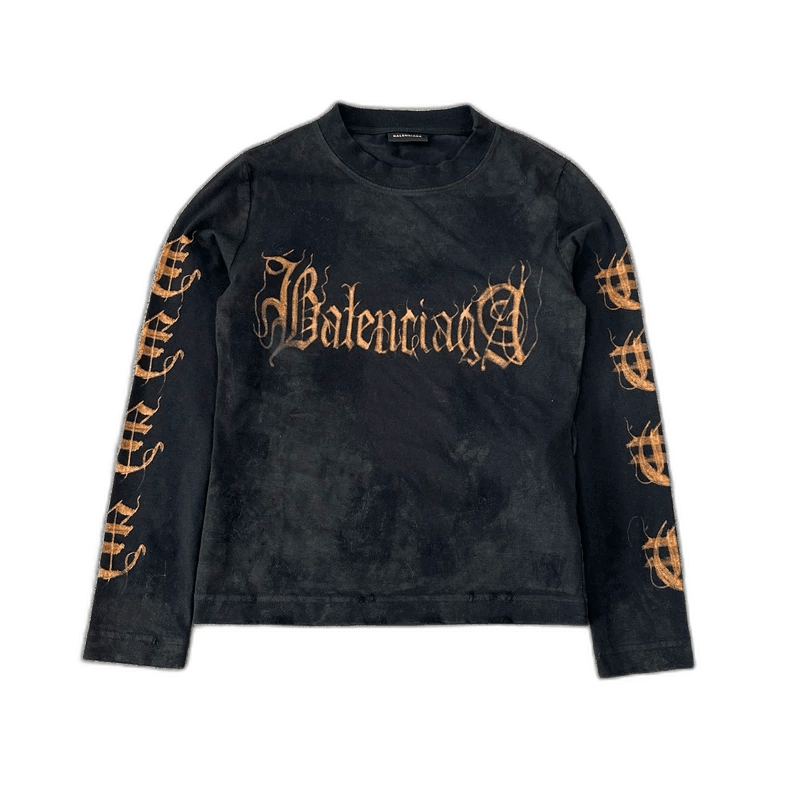Balenciaga balenciaga long sleeve shirt with graphic design Size US L / EU 52-54 / 3 - 1 Thumbnail