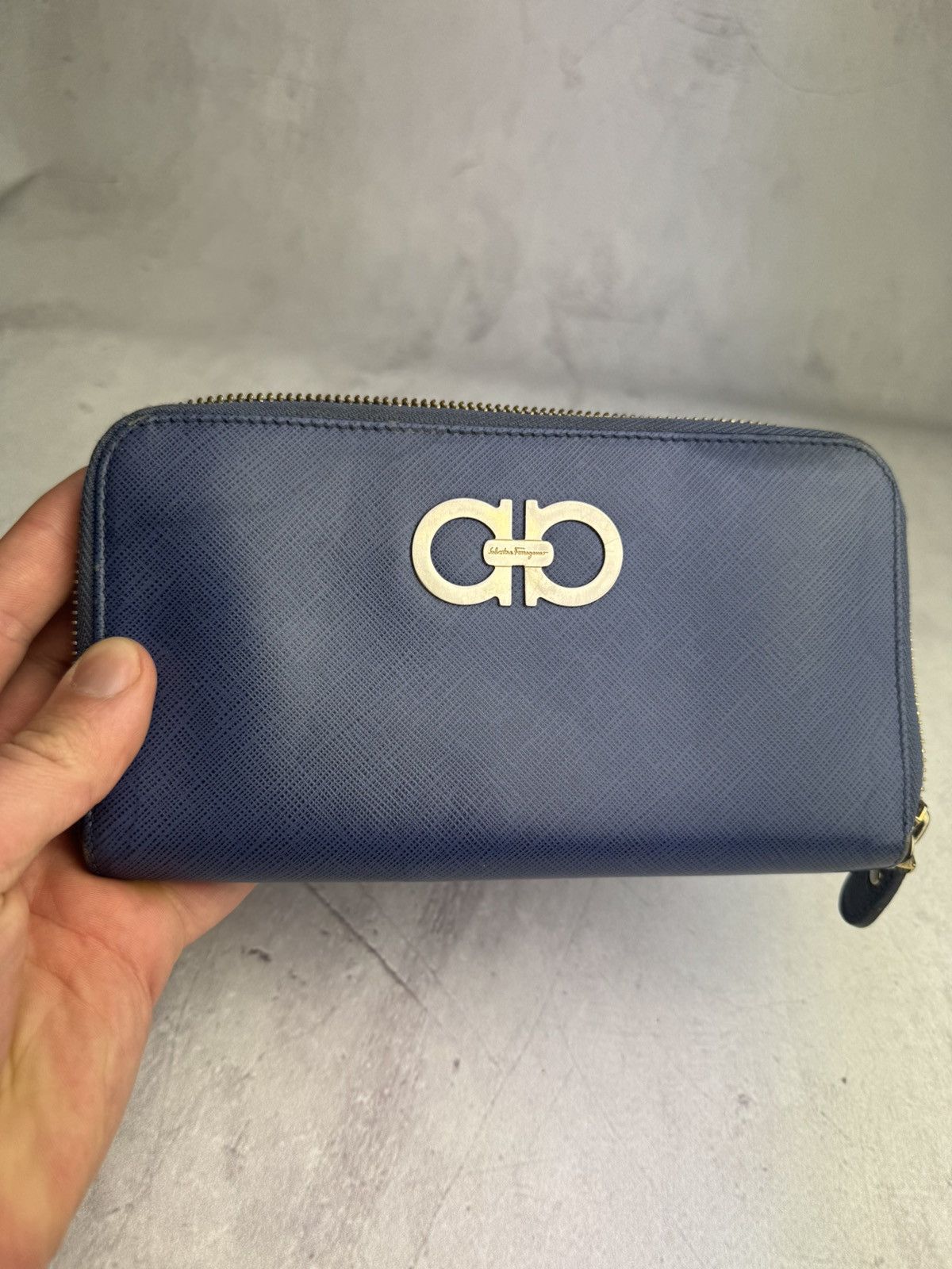 Salvatore Ferragamo × Vintage Salvatore Ferragamo Wallet leather long bifold vintage Size ONE SIZE - 1 Thumbnail