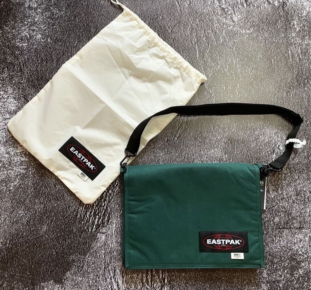 image of Eastpak Mm6 Shoulder Bag in Green, Men's