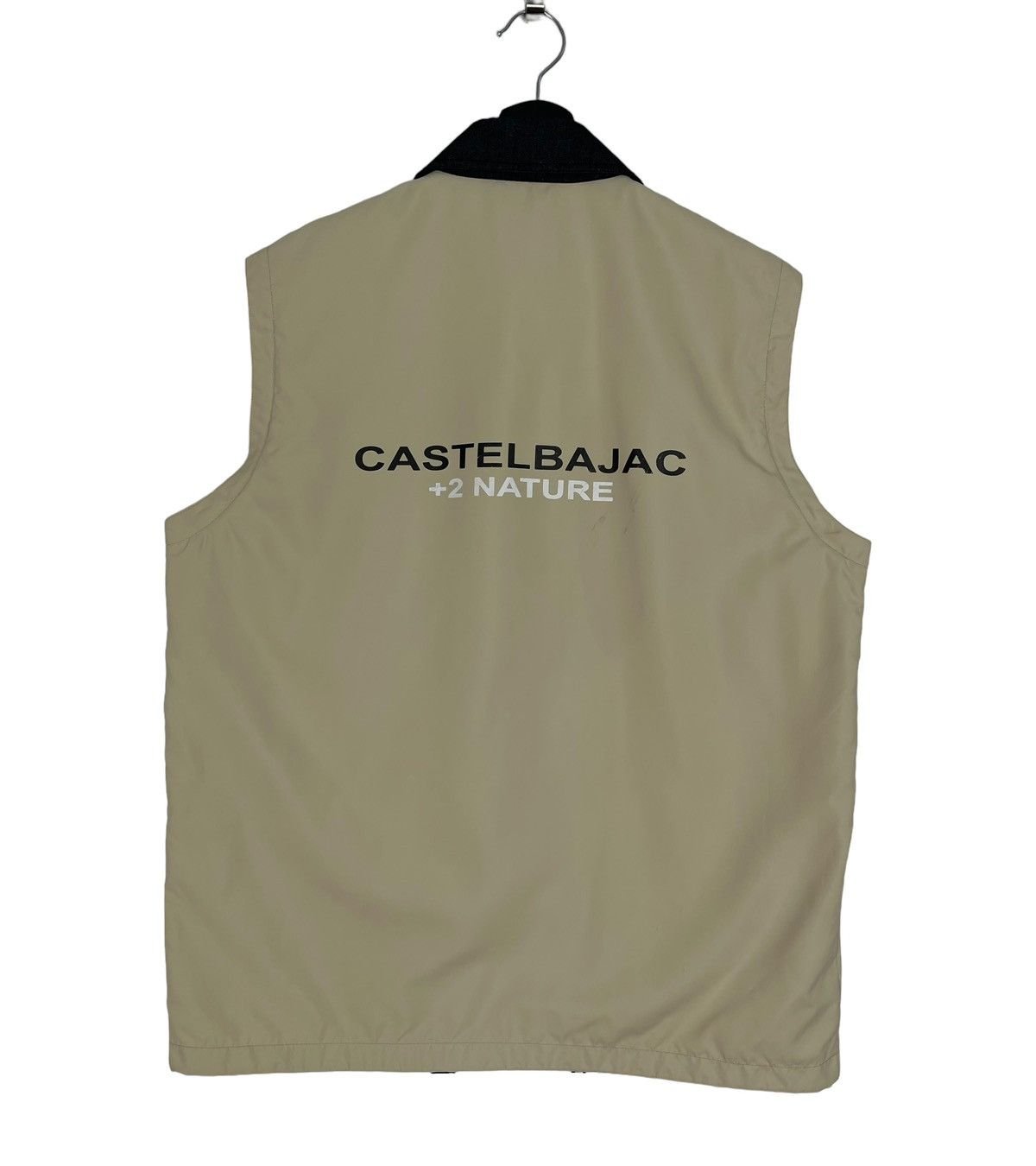 image of Jean Charles De Castelbajac x Vintage Castelbajac +2 Nature Casual Vest in Brown, Men's (Size Large