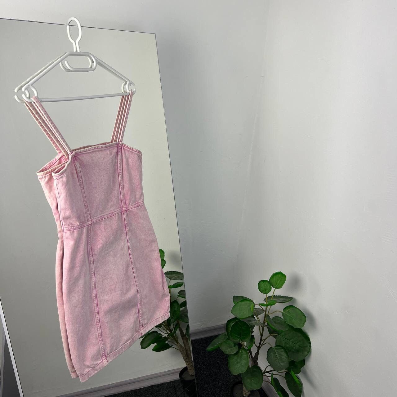 Hysteric Glamour Sundress Pink Denim Y2k Style Size S / US 4 / IT 40 - 1 Thumbnail