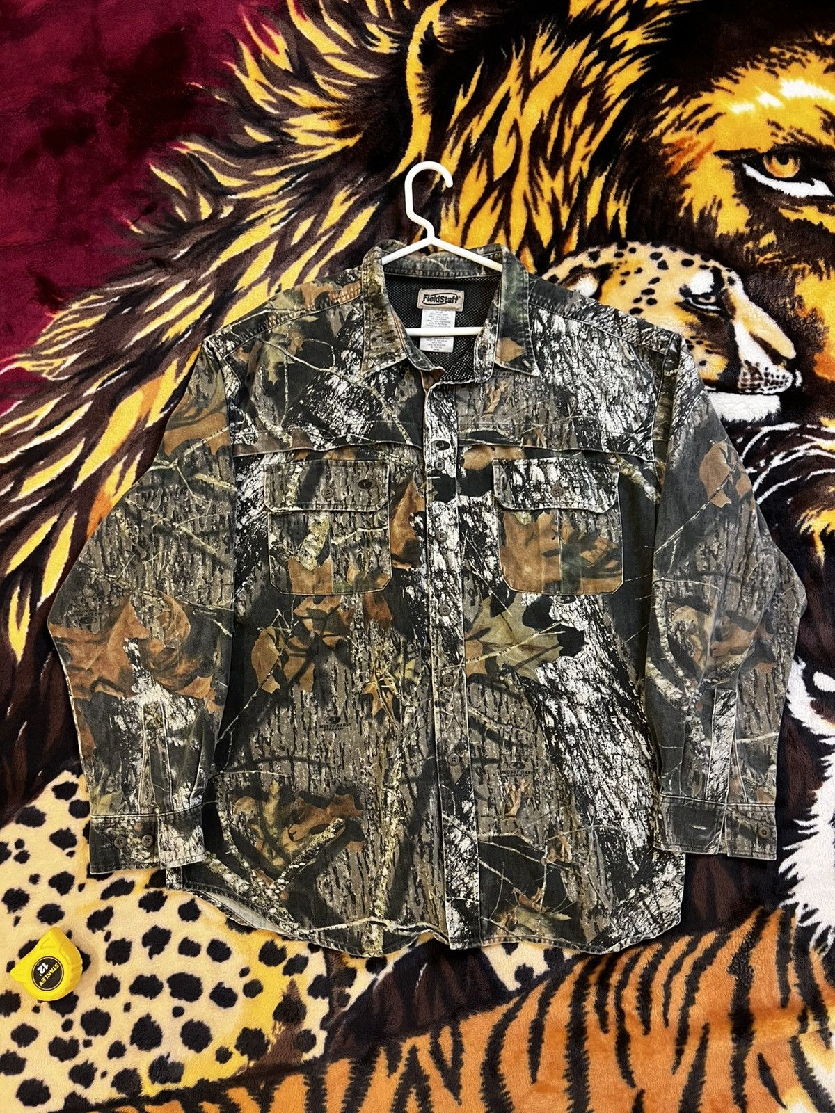 Realtree × Vintage Vintage Camo Fieldstaff Outerwear Buttonup LongSleeve Size US XL / EU 56 / 4 - 1 Thumbnail