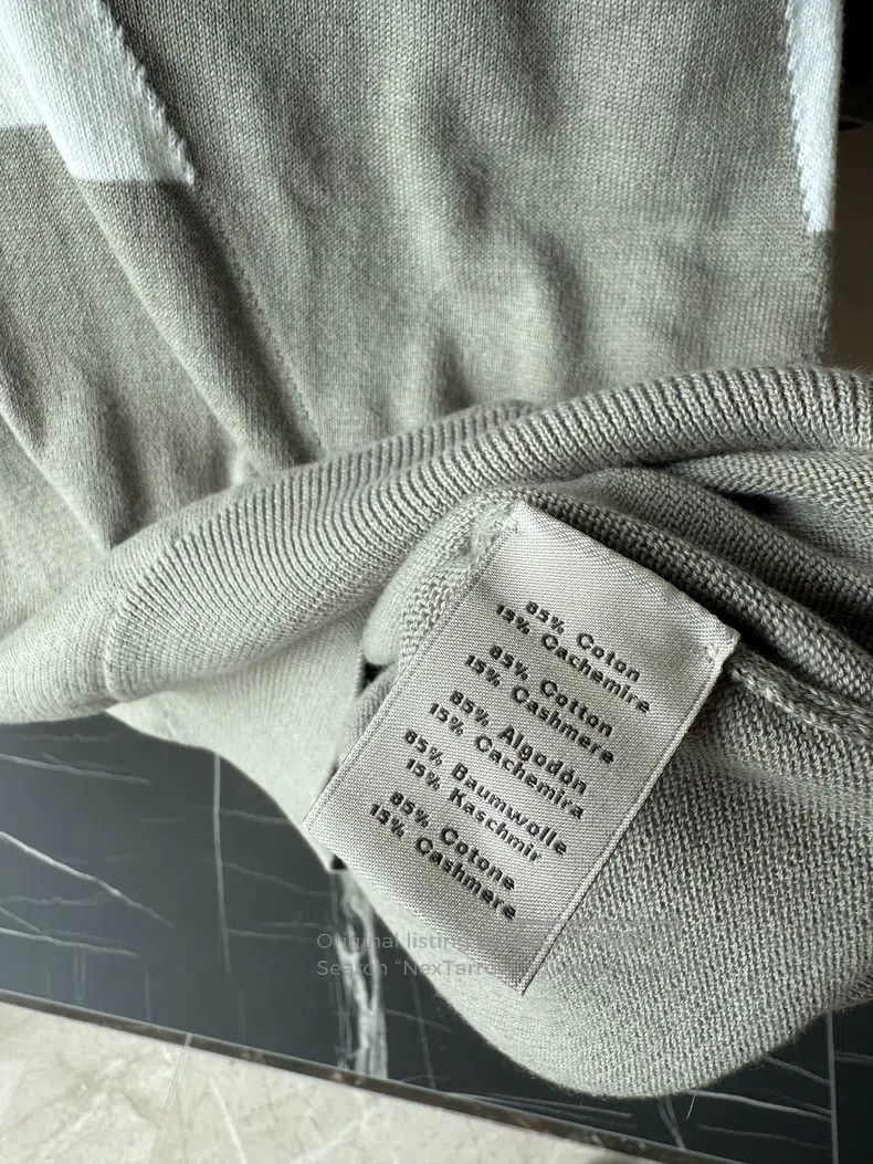Hermes Hermes Color-block knitted short-sleeve sweater, 85% cotto Size US S / EU 44-46 / 1 - 5 Thumbnail