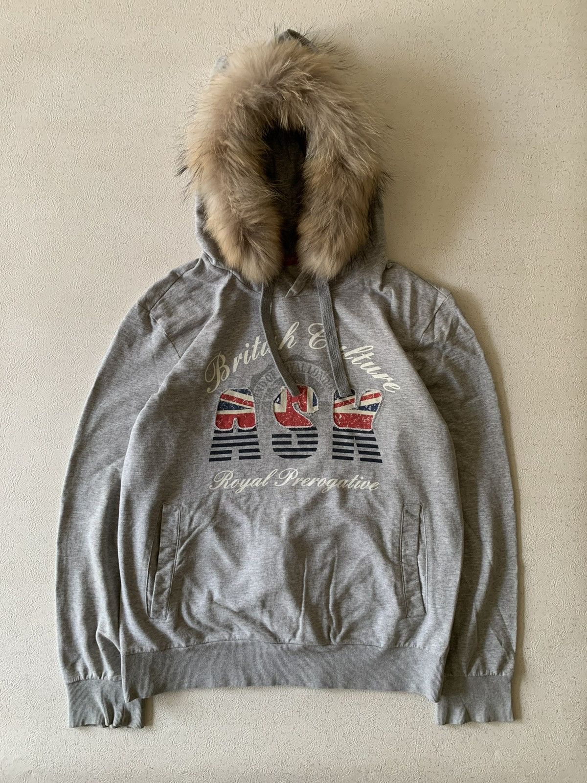 Japanese Brand 2000s ASK BRITISH VIBE FUR HOODIE IFSIXWASNINE LGB STYLE Size US L / EU 52-54 / 3 - 1 Thumbnail
