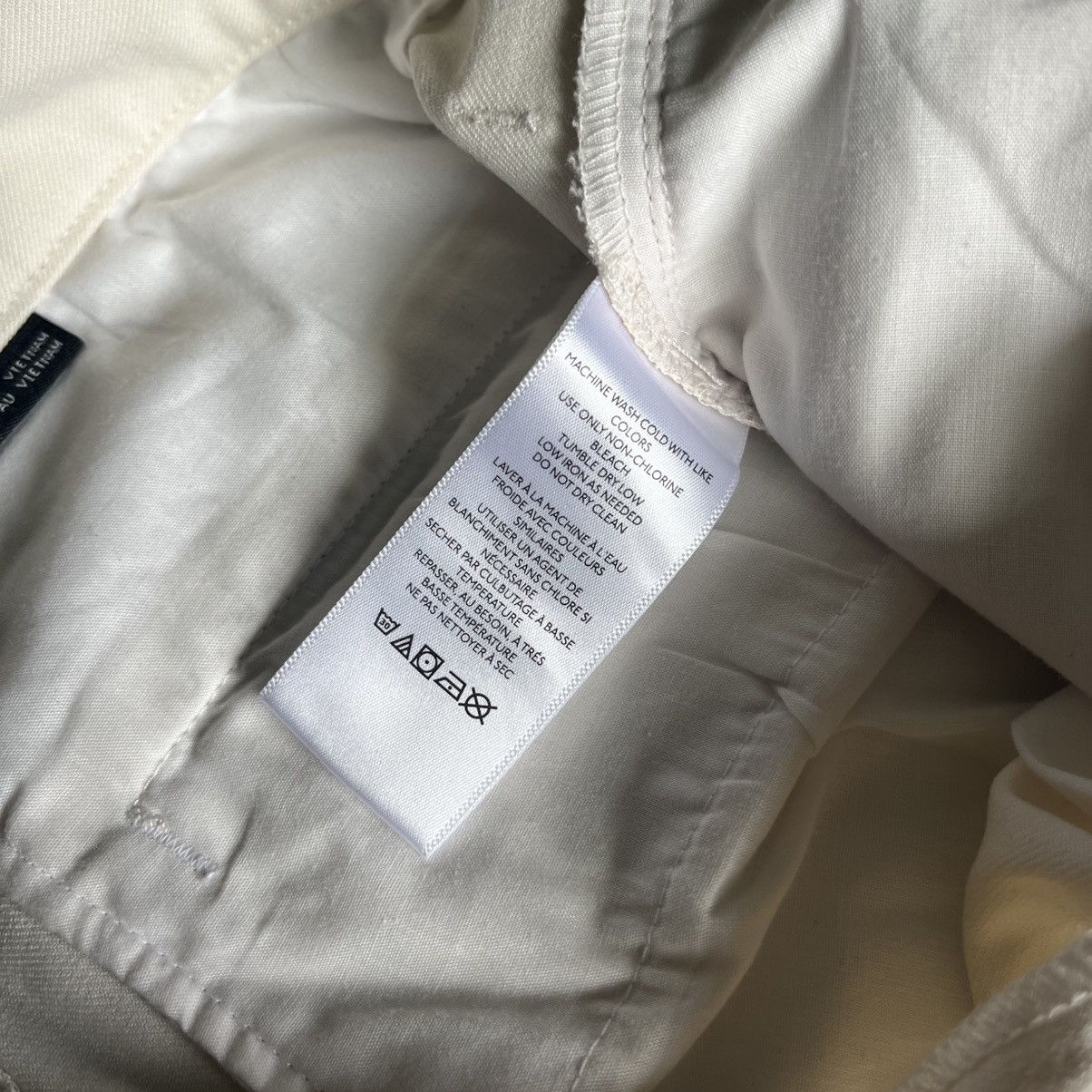 Standard Cloth × Urban Outfitters Standard Cloth Jason Piping Pleated Trousers Pants 32 Ivory Size US 32 / EU 48 - 8 Thumbnail