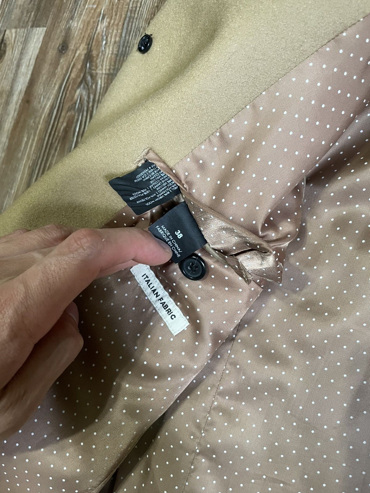 Club Monaco Overcoat / Chesterfield Top Coat Single Breasted Camel Brown Size US S / EU 44-46 / 1 - 7 Thumbnail