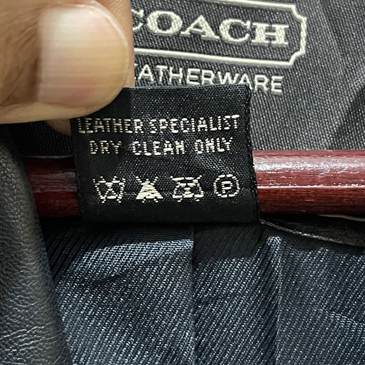 Coach COACH Leatherware Genuine Leather Button Jacket Size S / US 4 / IT 40 - 20 Thumbnail