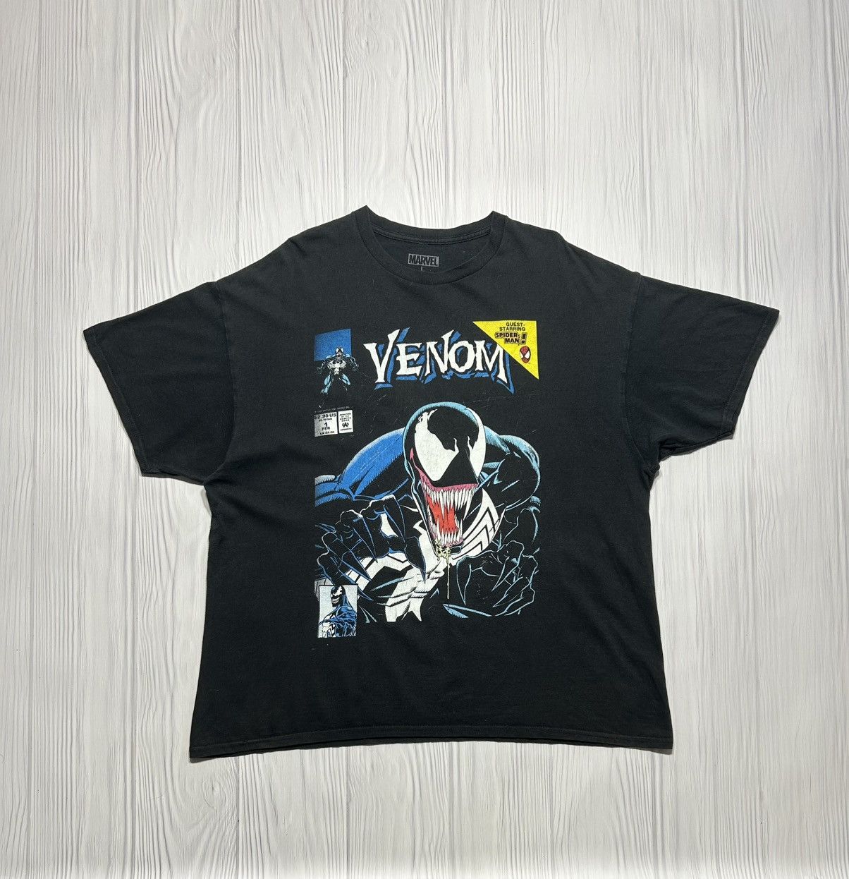 Marvel Comics × Vintage Vintage Venom Marvel Big Logo Oversized T-Shirt Size L Size US L / EU 52-54 / 3 - 1 Thumbnail