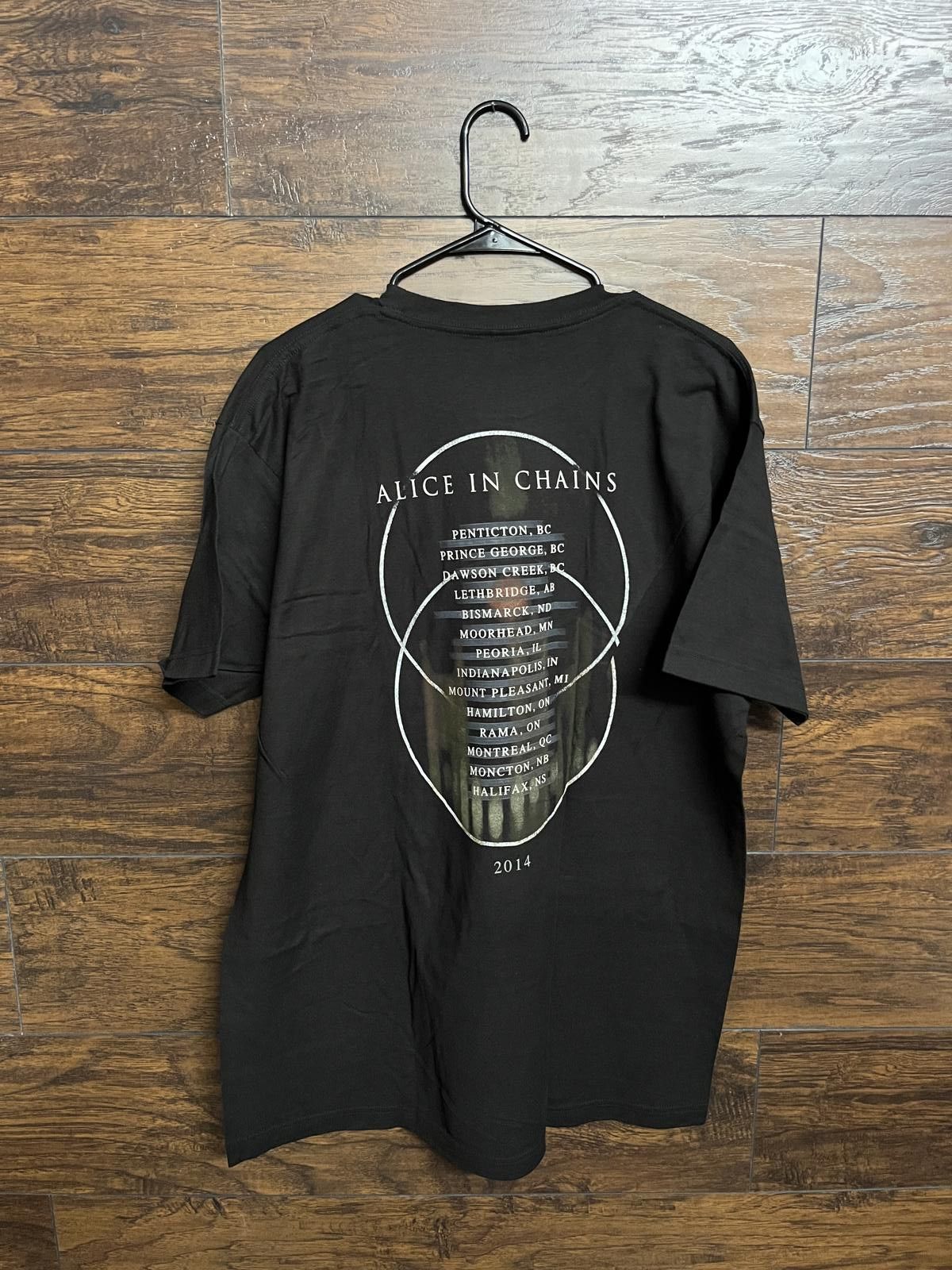 Designer Alice in Chains T-shirt Lightheaded 2014 Tour Shirt - XL Size US XL / EU 56 / 4 - 2 Thumbnail