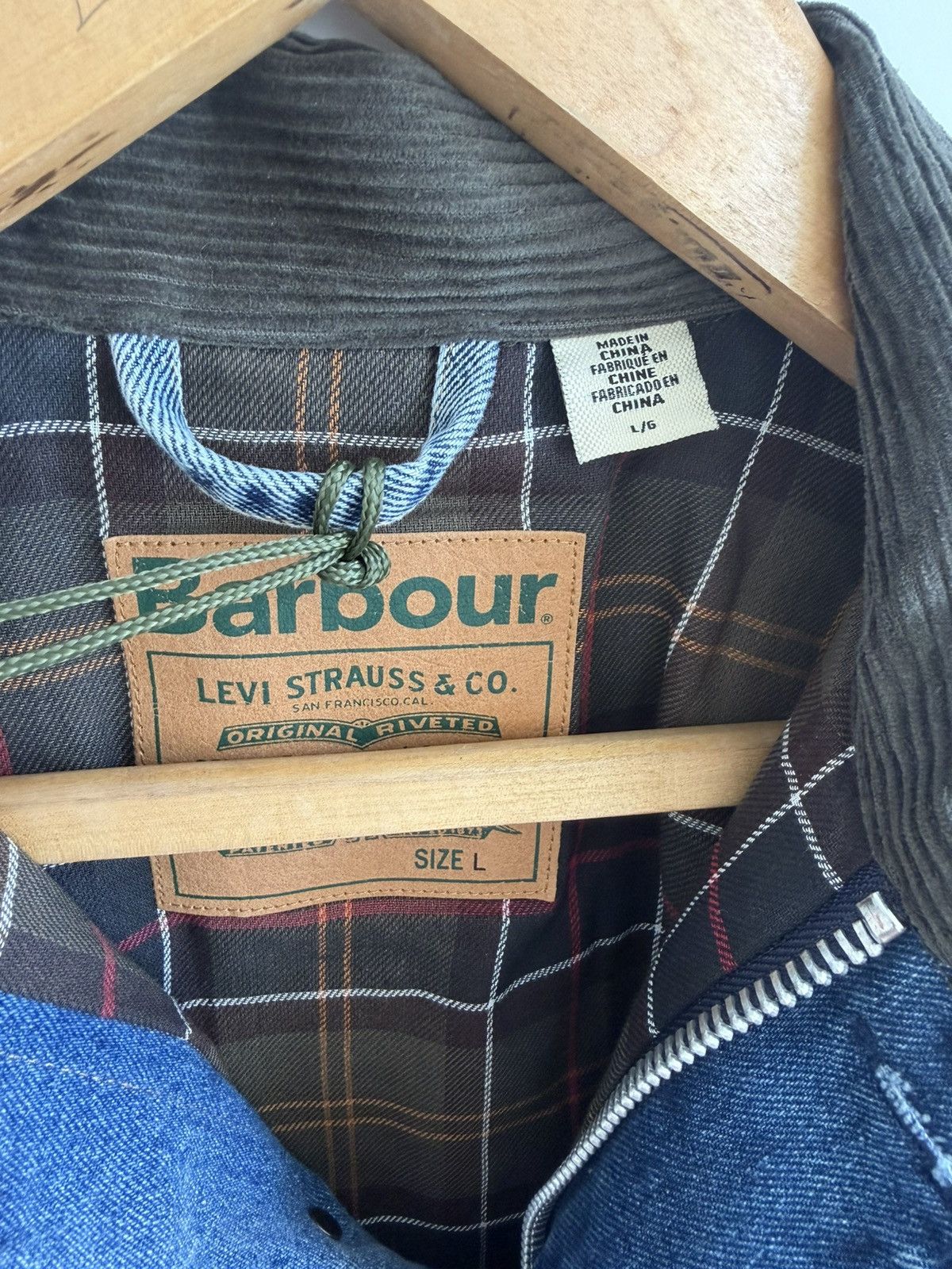 Barbour Barbour x Levi’s Denim Trucker Jacket Men’s Collar Vintage L Size US L / EU 52-54 / 3 - 14 Thumbnail