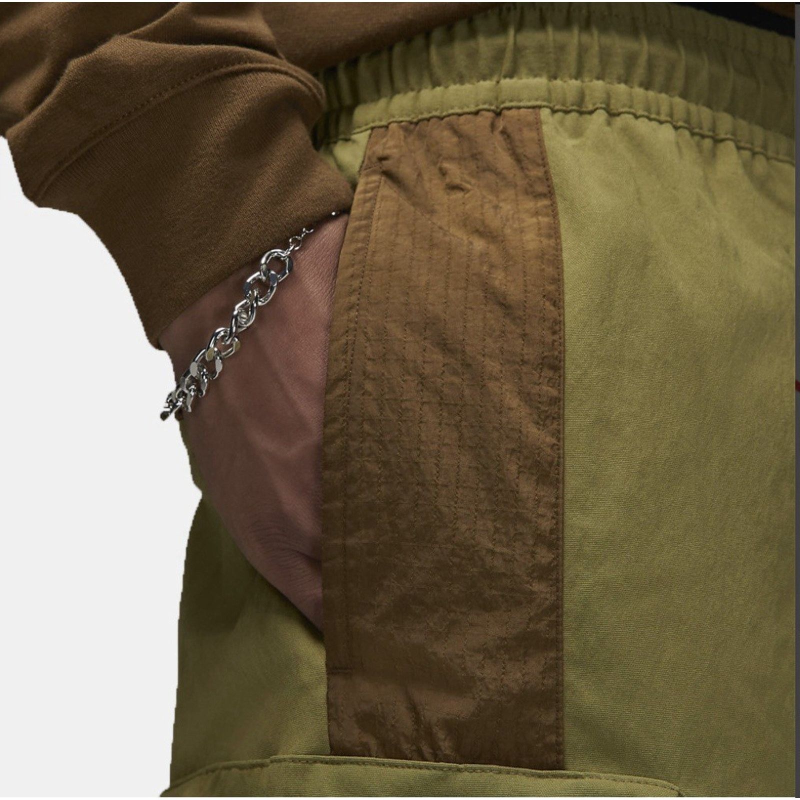 Jordan Brand Nike Jordan 23 Engineered Woven Cargo Pants Green Medium Size US 30 / EU 46 - 3 Thumbnail