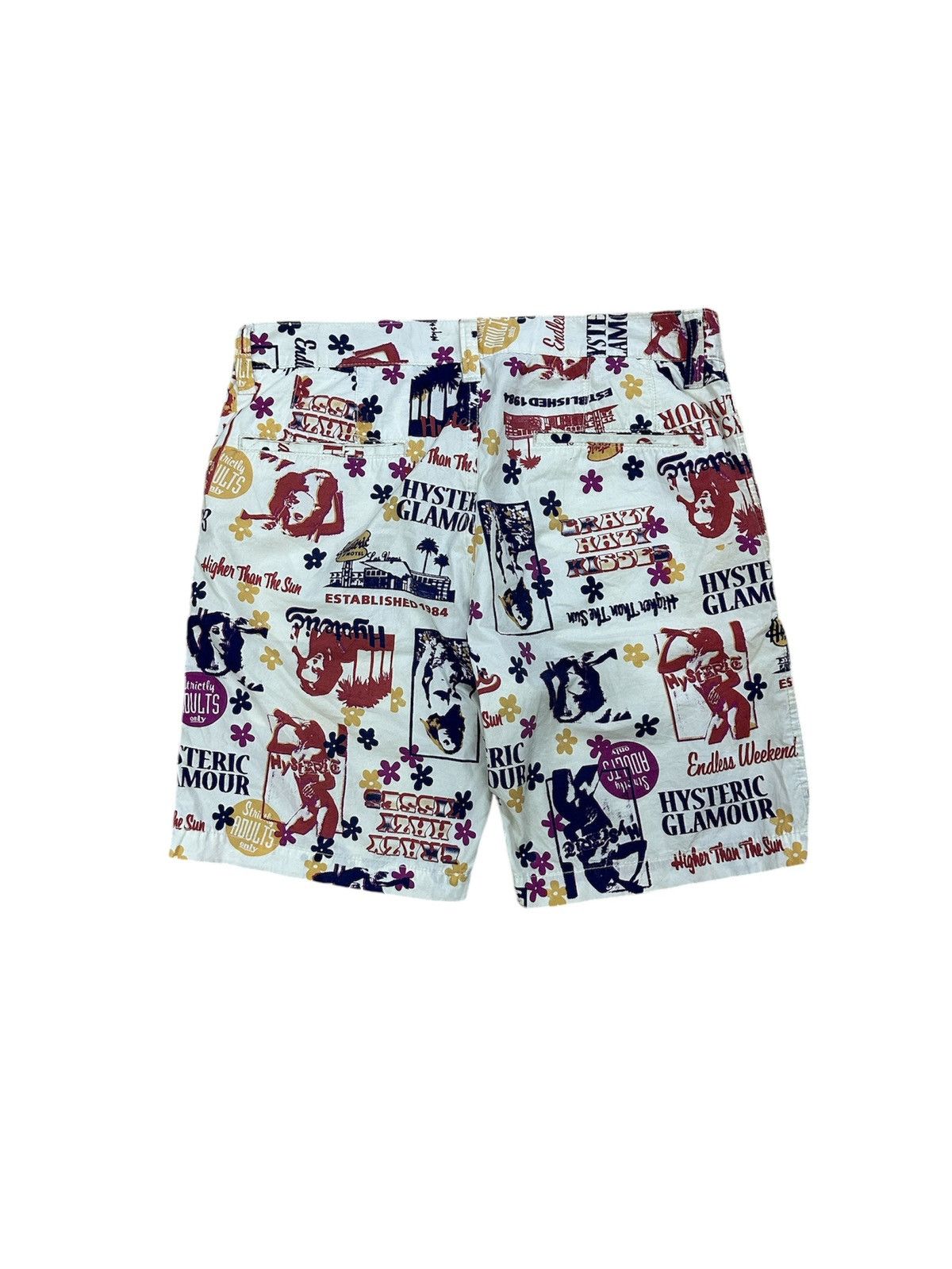 Hysteric Glamour Rare Beautiful Hysteric Glamour Sexy Girl Full Print Shorts Size US 33 - 2 Thumbnail