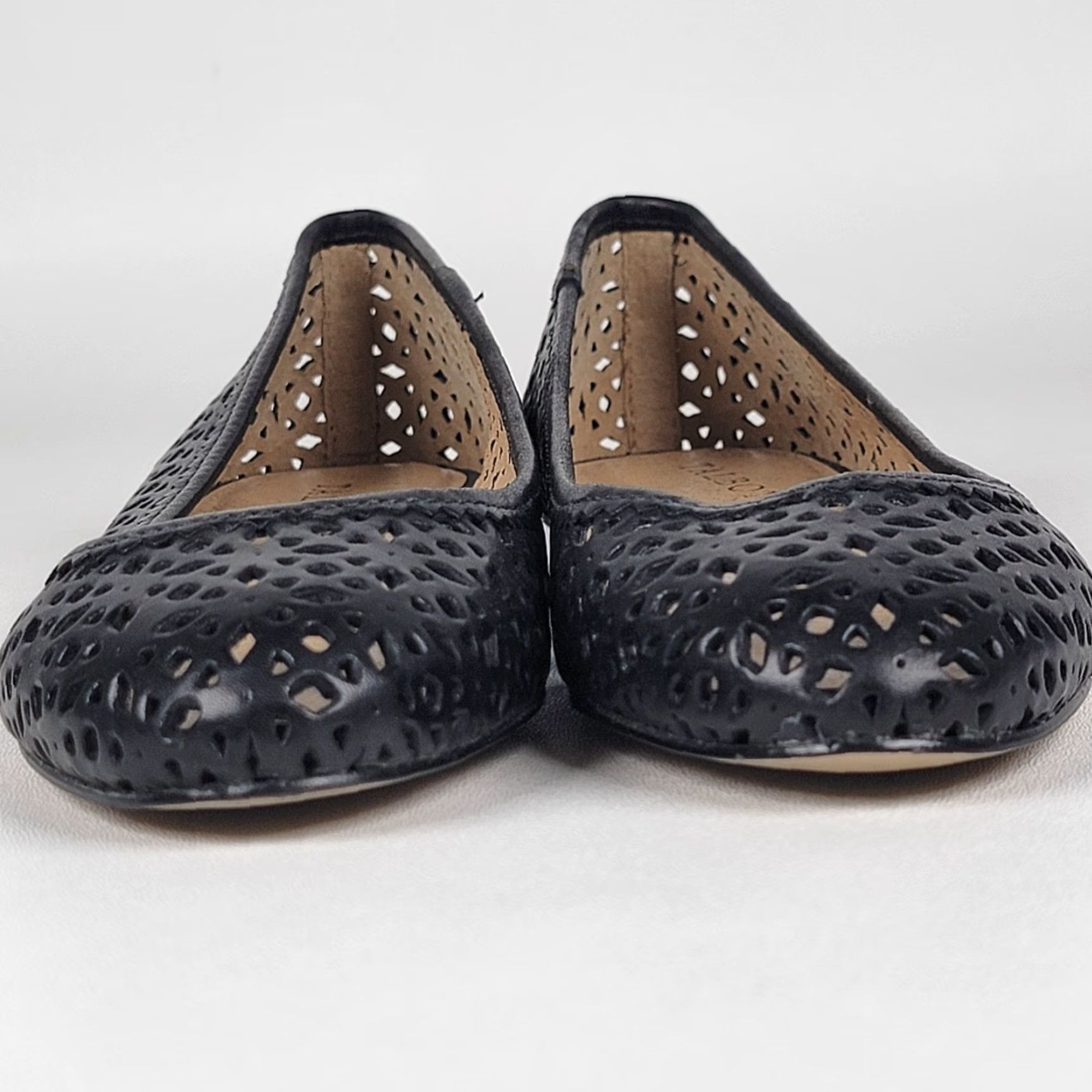 Talbots Talbots Black Leather Flats Size 5M Women Ballet Slip On Flat Leather Lining Breathable Classic Modern Shoes Size US 6 / IT 36 - 3 Thumbnail