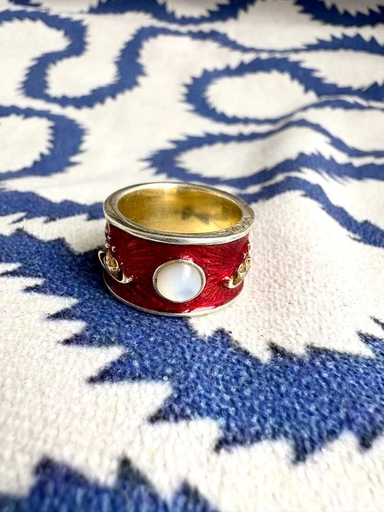 Vivienne Westwood Vivienne Westwood Red King Ring Size ONE SIZE - 2 Thumbnail