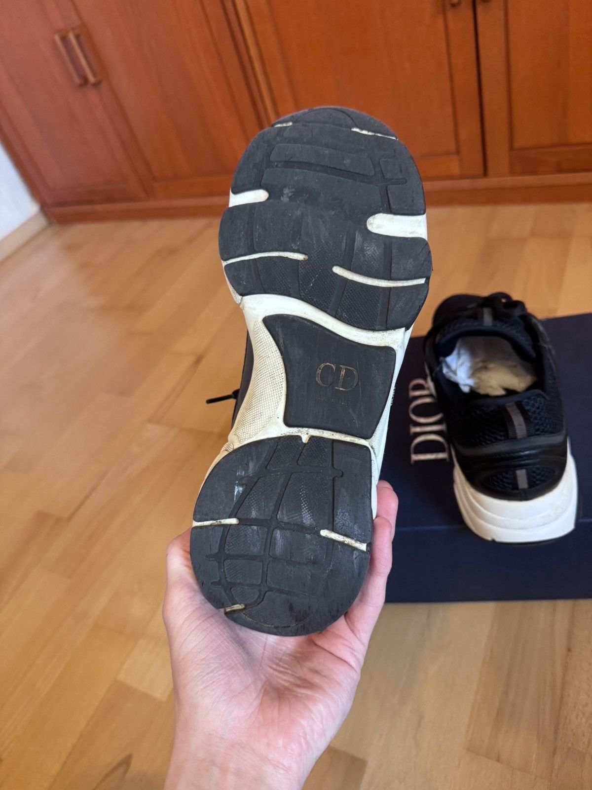 Dior Dior B22 Black White Size US 8 / EU 41 - 10 Thumbnail