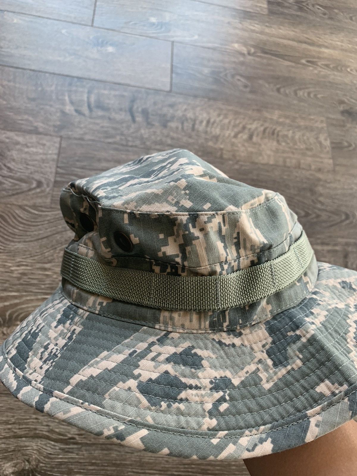 Vintage Camo Bucket Hat Size ONE SIZE - 2 Thumbnail