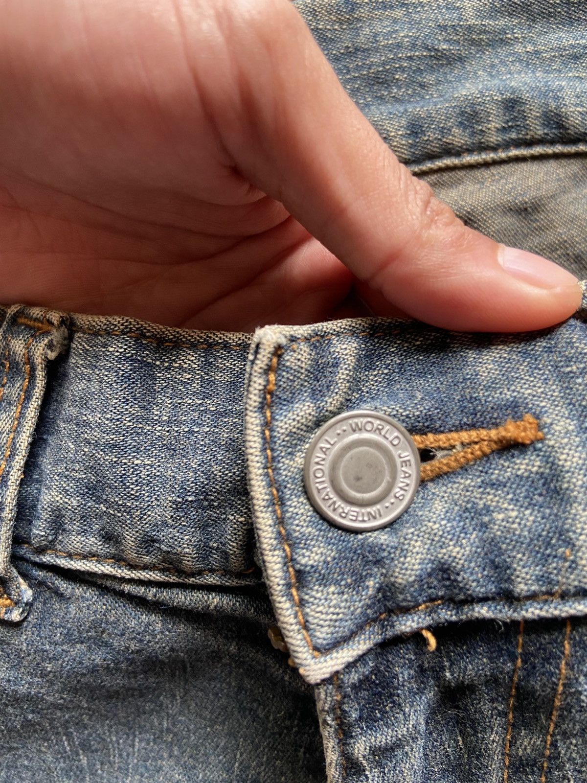 Japanese Brand ❗️Patchwork Flare Jeans Y2K Japanese Archive Size 28" / US 6 / IT 42 - 6 Thumbnail