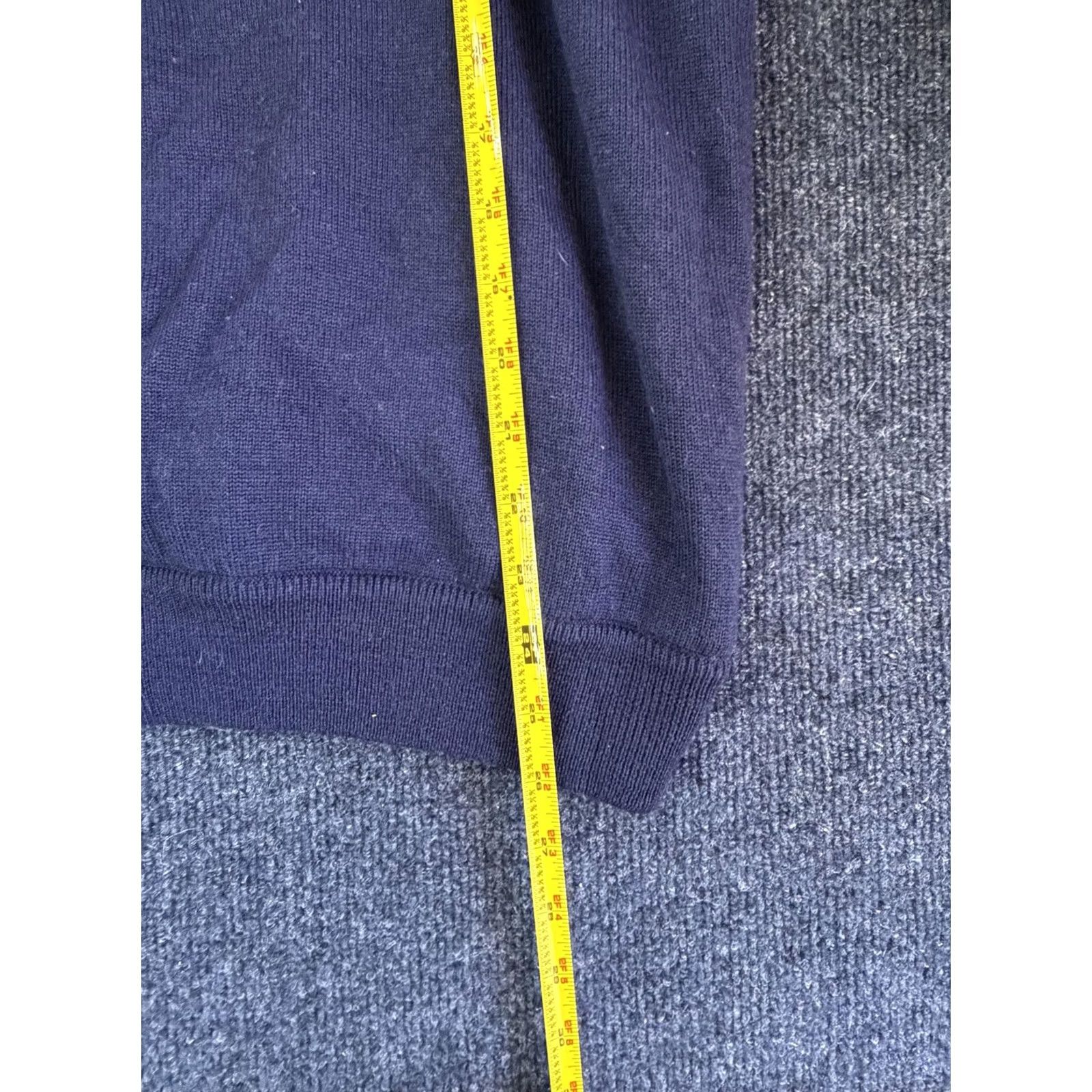 Polo Ralph Lauren Polo Golf Ralph Lauren Sweater Mens XL Blue 1/4 Zip Mock Neck Merino Lined Size US XL / EU 56 / 4 - 4 Thumbnail