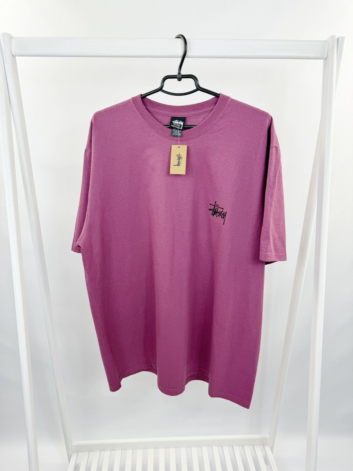 Stussy Stussy Basic Berry T-shirt Size US XL / EU 56 / 4 - 8 Thumbnail