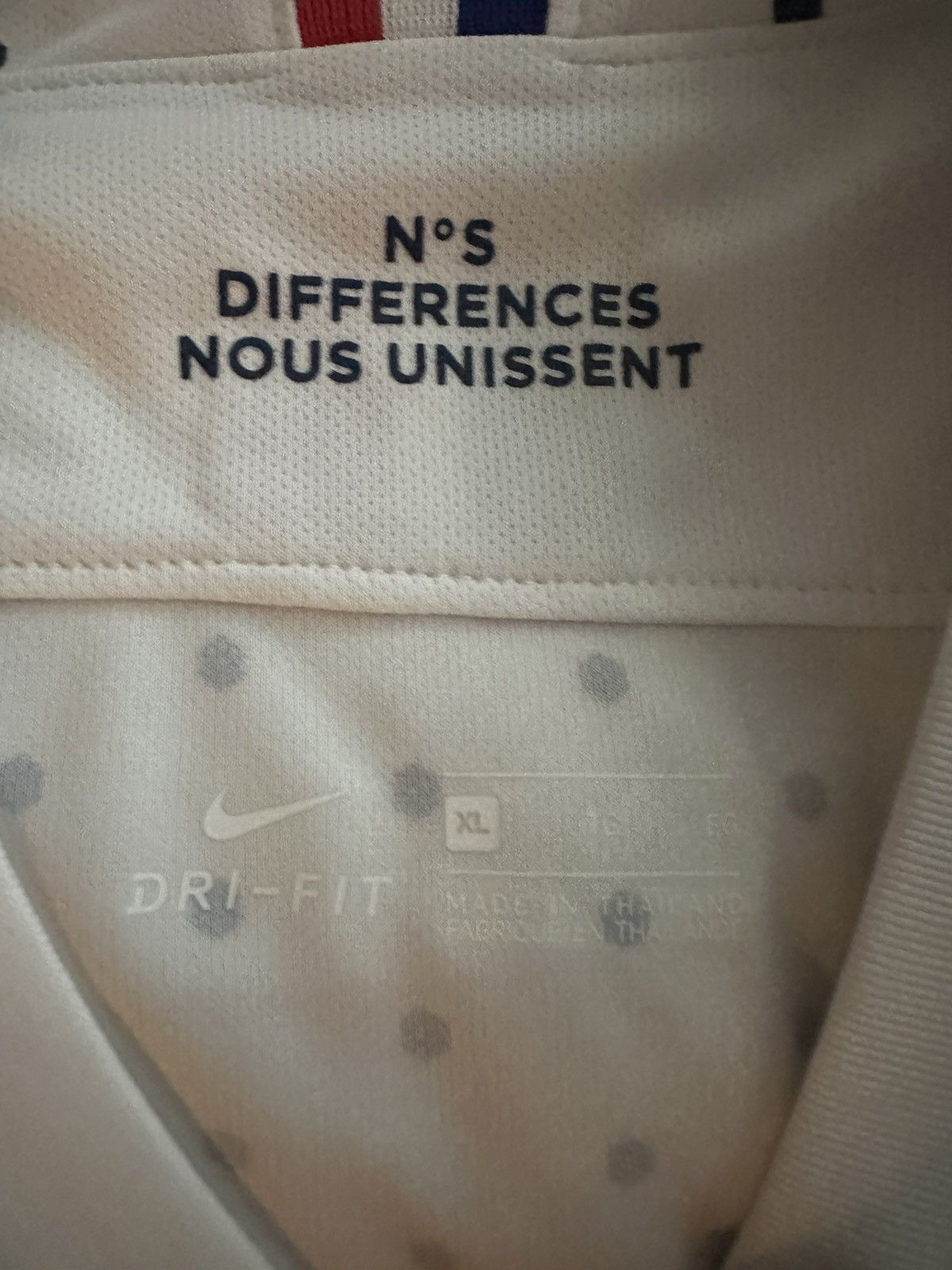 Nike France Jersey Adult XL White Nike 2019 Away World Cup Size US XL / EU 56 / 4 - 4 Thumbnail