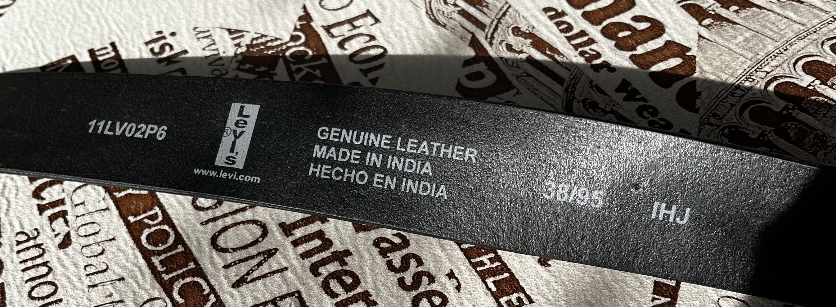 Levi's Levi Strauss & Co. Belt Size 38 - 3 Thumbnail