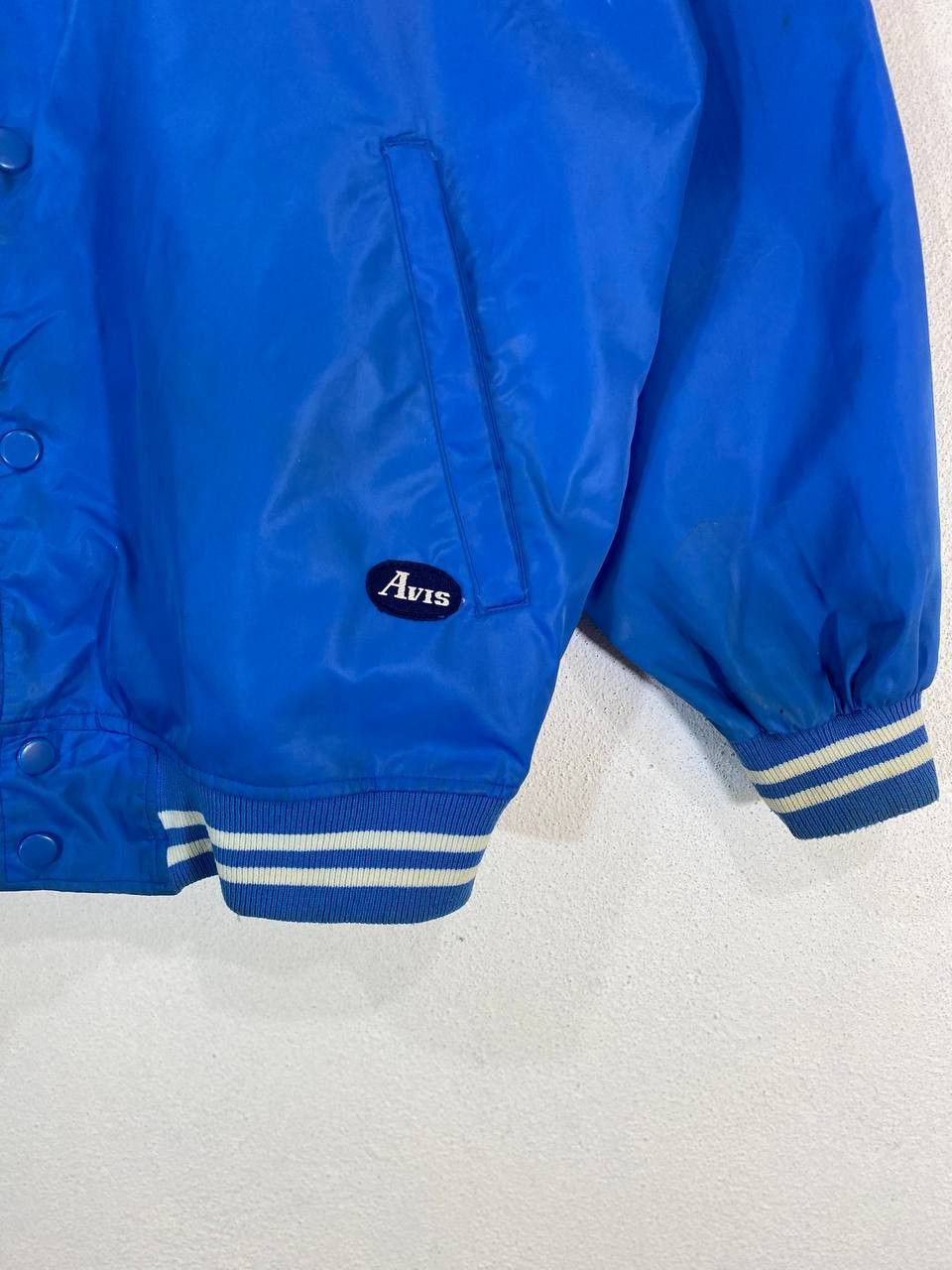 Japanese Brand vintage triple crown nylon varsity jacket very nice design Size US L / EU 52-54 / 3 - 5 Thumbnail
