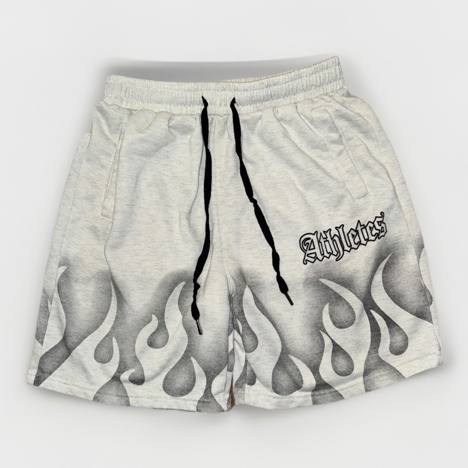 Vintage Athletics Gray Sweat Shorts w/ Flame Graphic Men’s S 28” Size US 28 / EU 44 - 1 Thumbnail