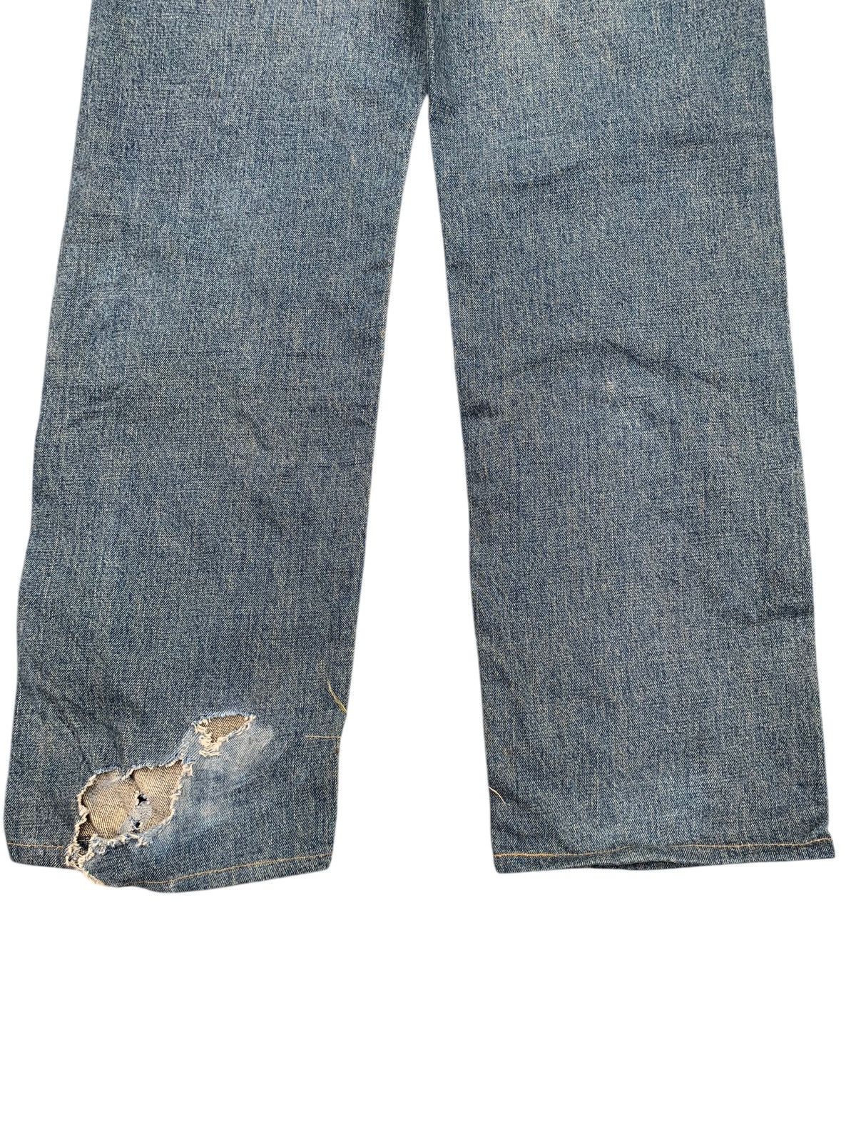 Kapital VINTAGE EDWIN 505 SELVEDGE BAGGY RUSTY DISTRESSED DENIM Size US 32 / EU 48 - 8 Thumbnail