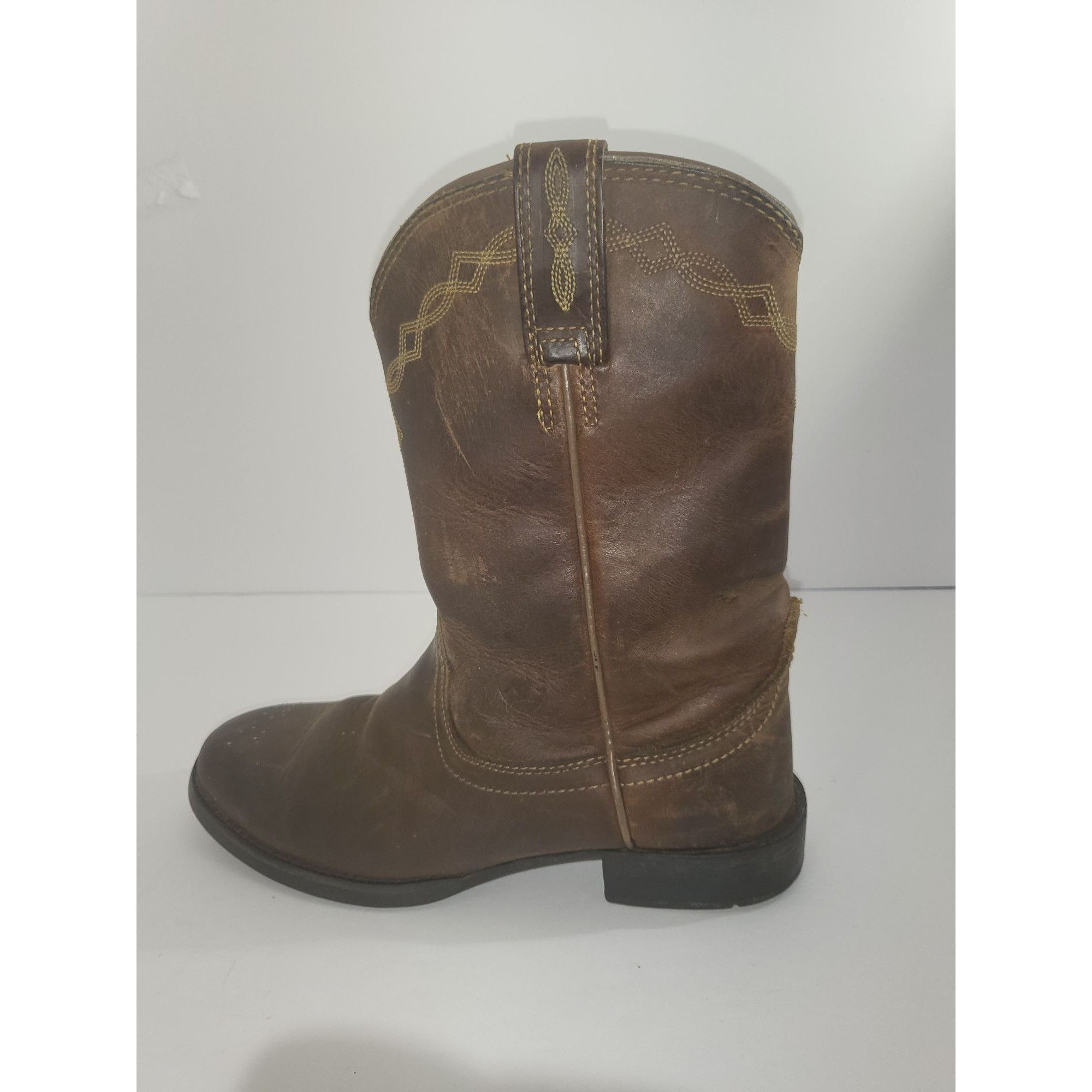 Ariat Ariat Boots Women Sz 6.5 B Brown Leather Western Mid Calf Grailed