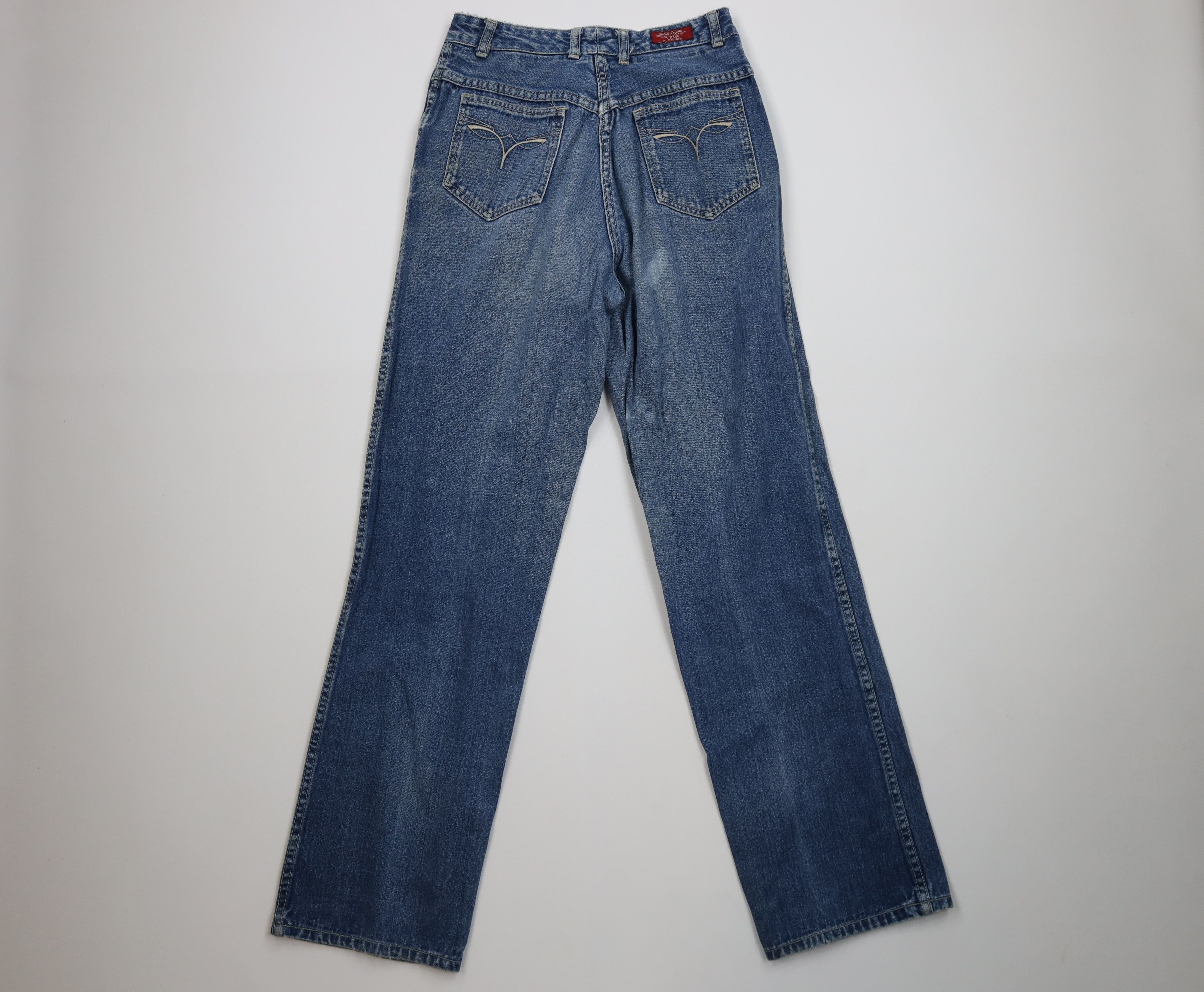 Vintage Vintage 90s Streetwear Relaxed Fit Bootcut Denim Jeans Blue Size 36" / US 14 / IT 50 - 11 Thumbnail