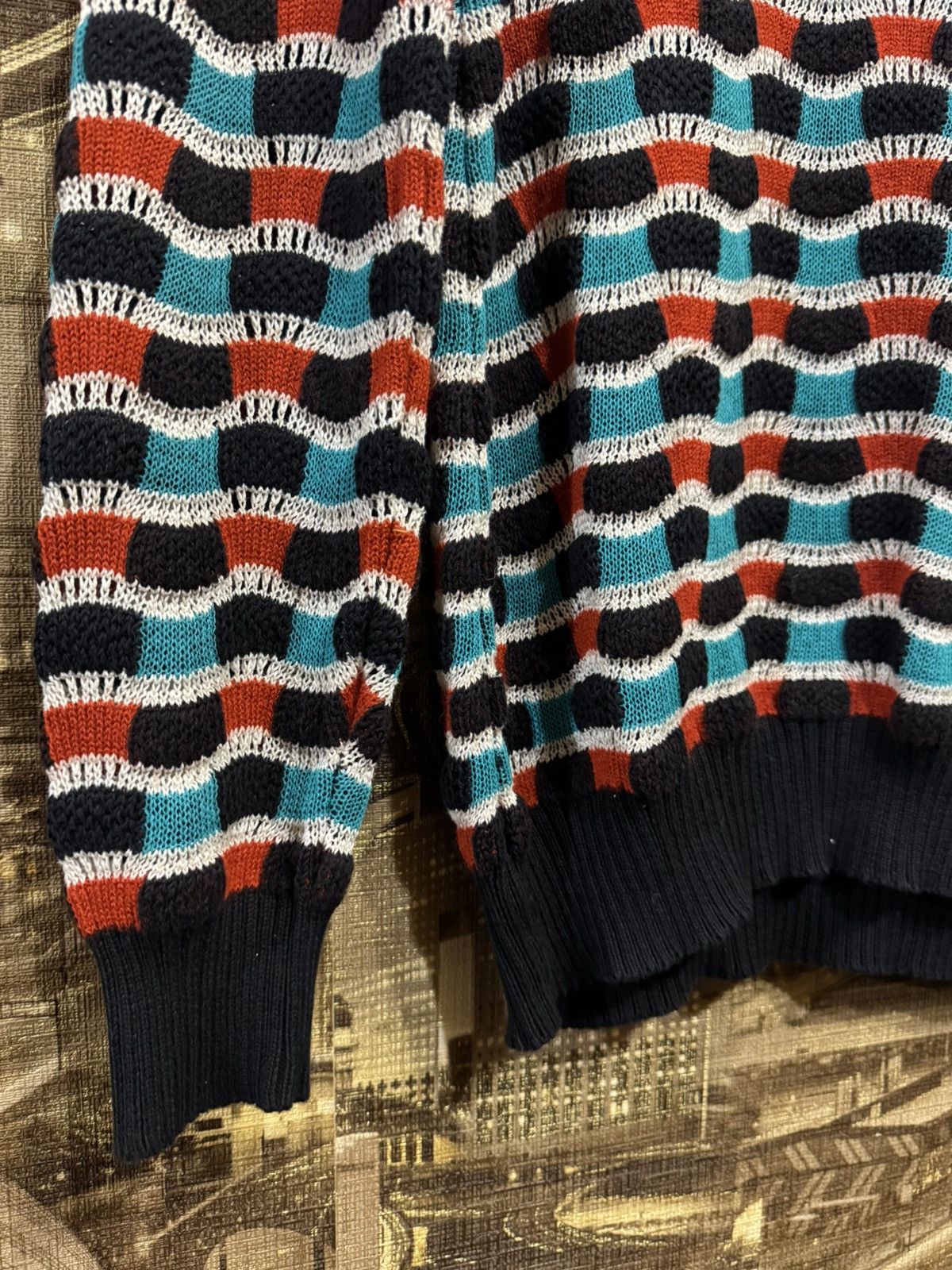 Missoni M Missoni Striped Multi Color Sweater Size M / US 6-8 / IT 42-44 - 2 Thumbnail