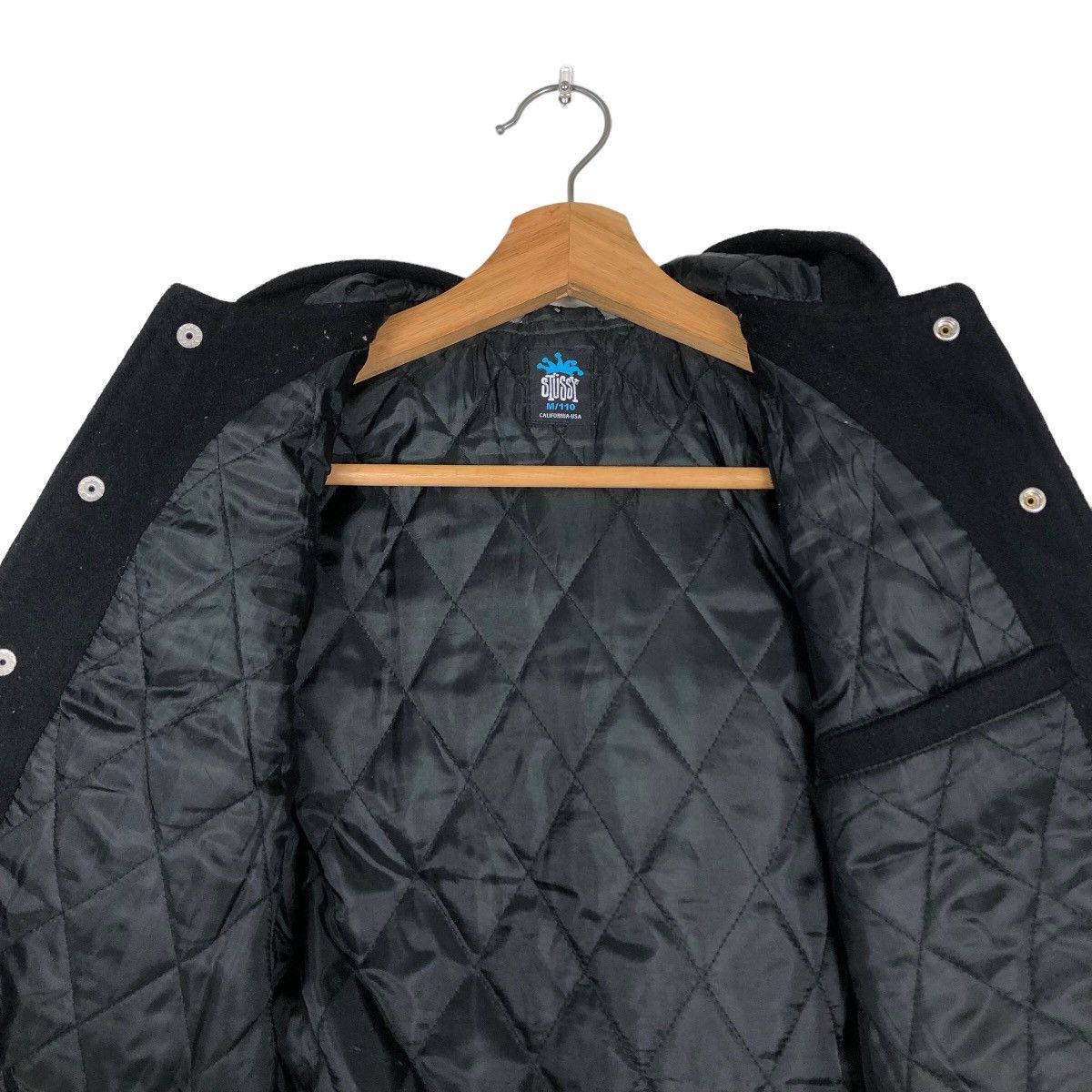 Stussy 🔥Vtg Varsity Jacket Stussy Big Logo For CHILDREN!! Size US M / EU 48-50 / 2 - 15 Thumbnail