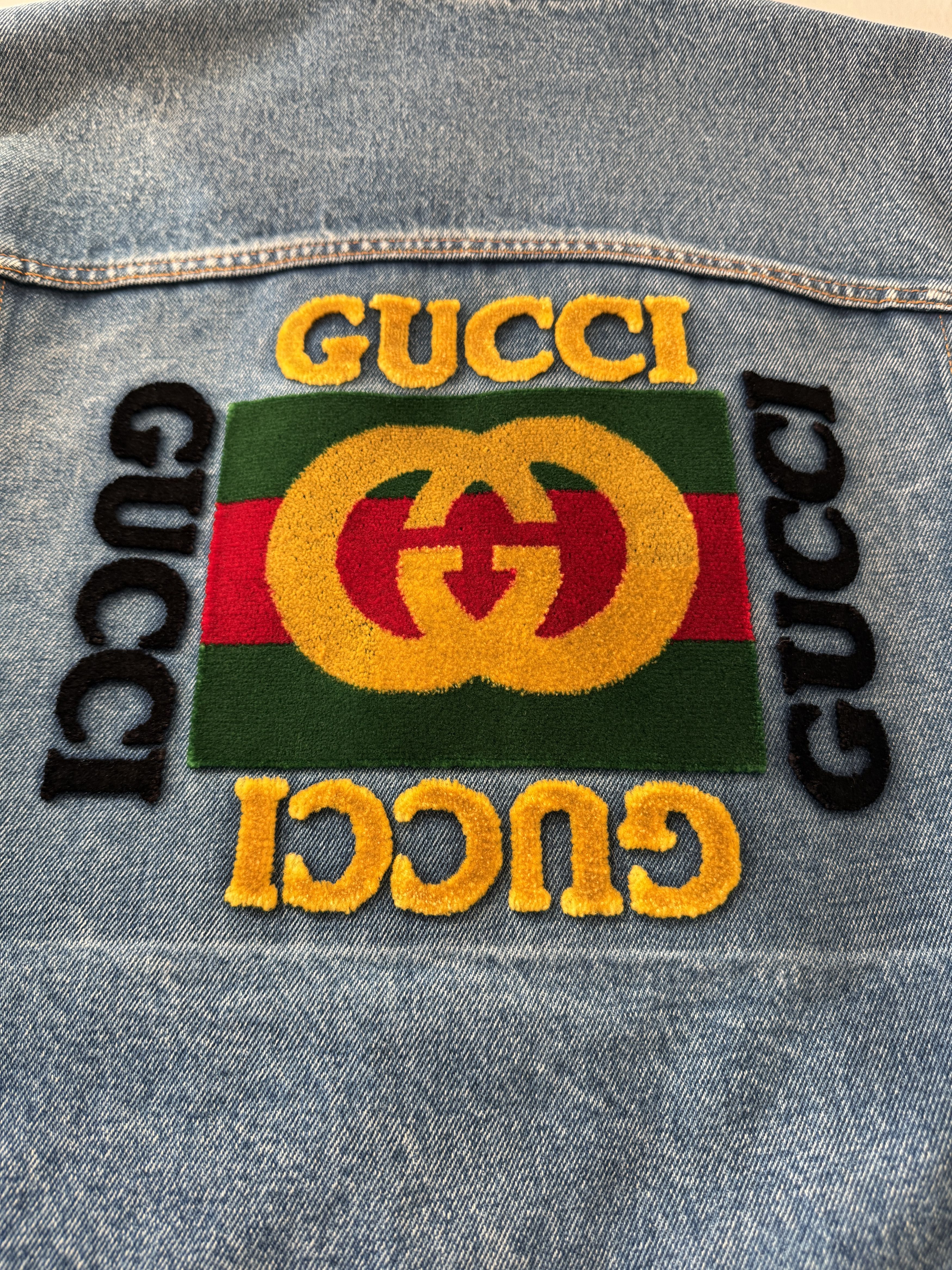 Gucci Gucci Amor Caecus Denim Jacket GUC410908 Size US S / EU 44-46 / 1 - 5 Thumbnail
