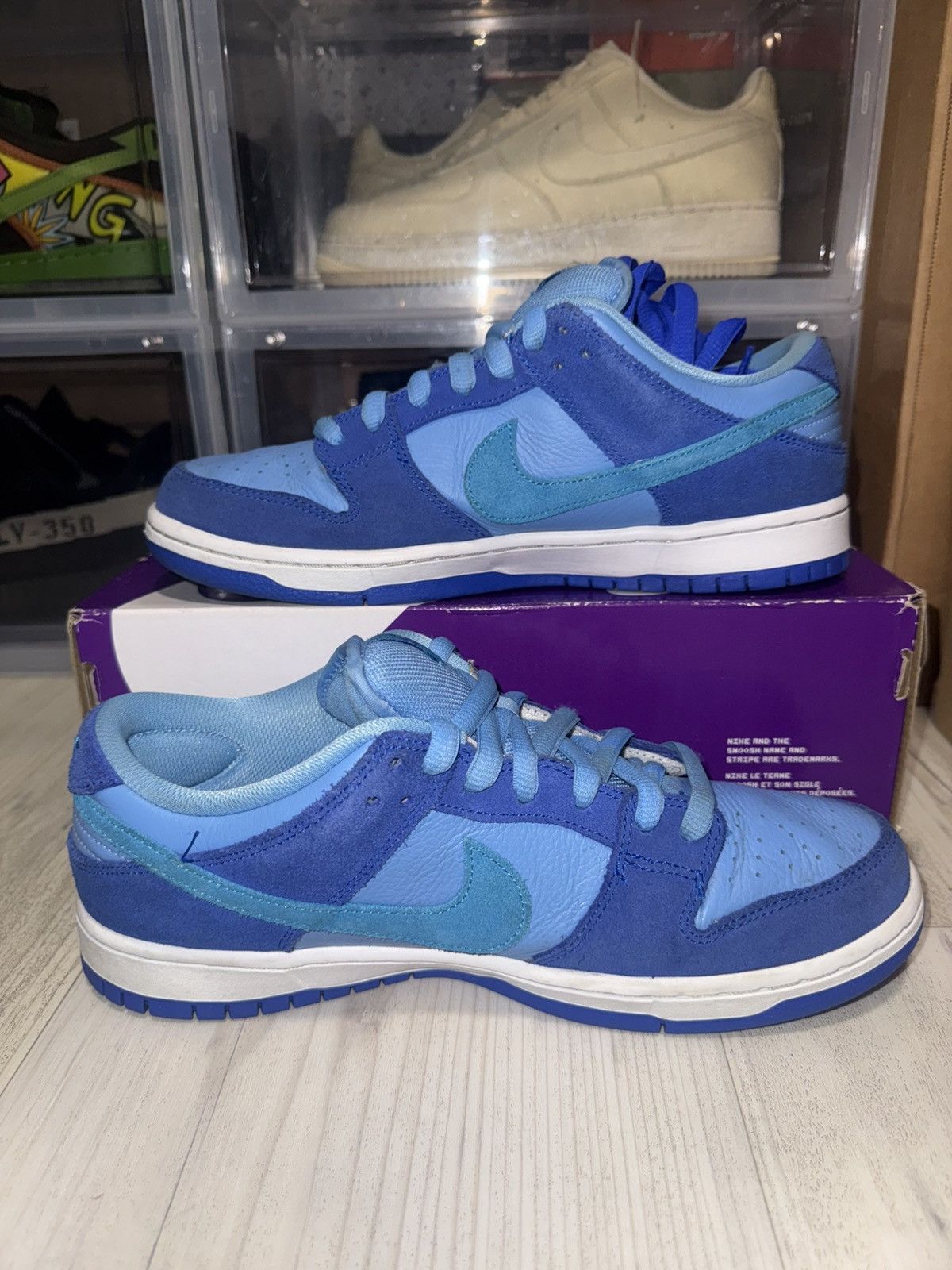 Nike SB Nike SB Dunk Low Blue Raspberry Size US 9 / EU 42 - 3 Thumbnail