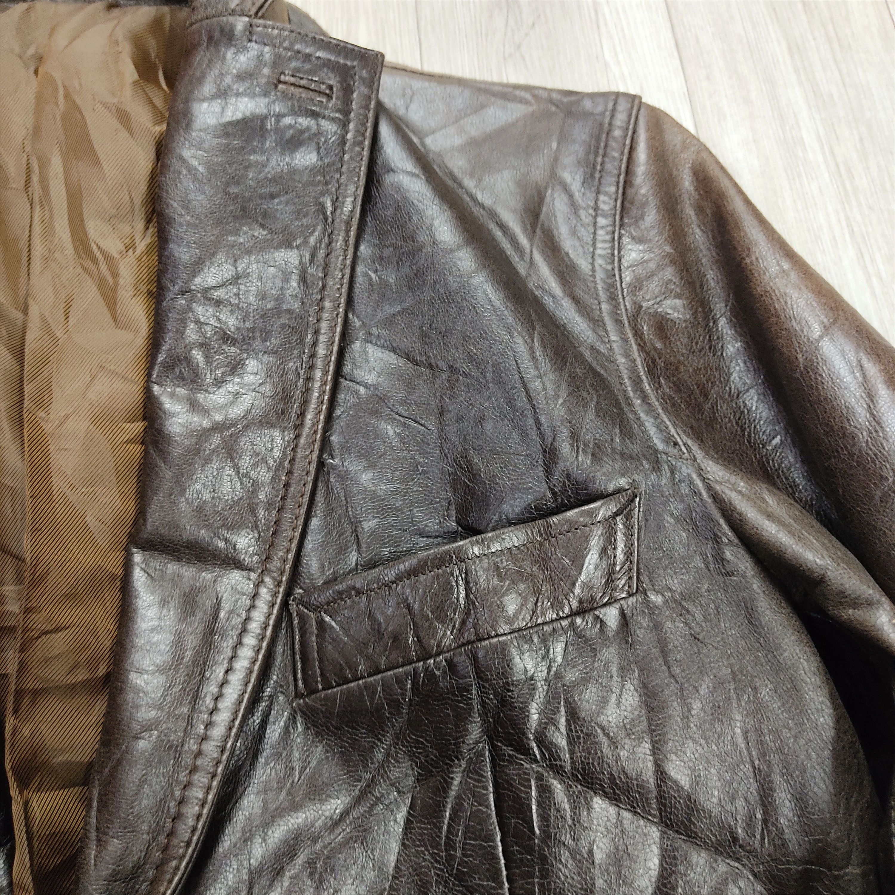 Restricted RESTRICT by ABX Cowhide Classic 2 Buttons Blazer Jacket Size US S / EU 44-46 / 1 - 10 Thumbnail